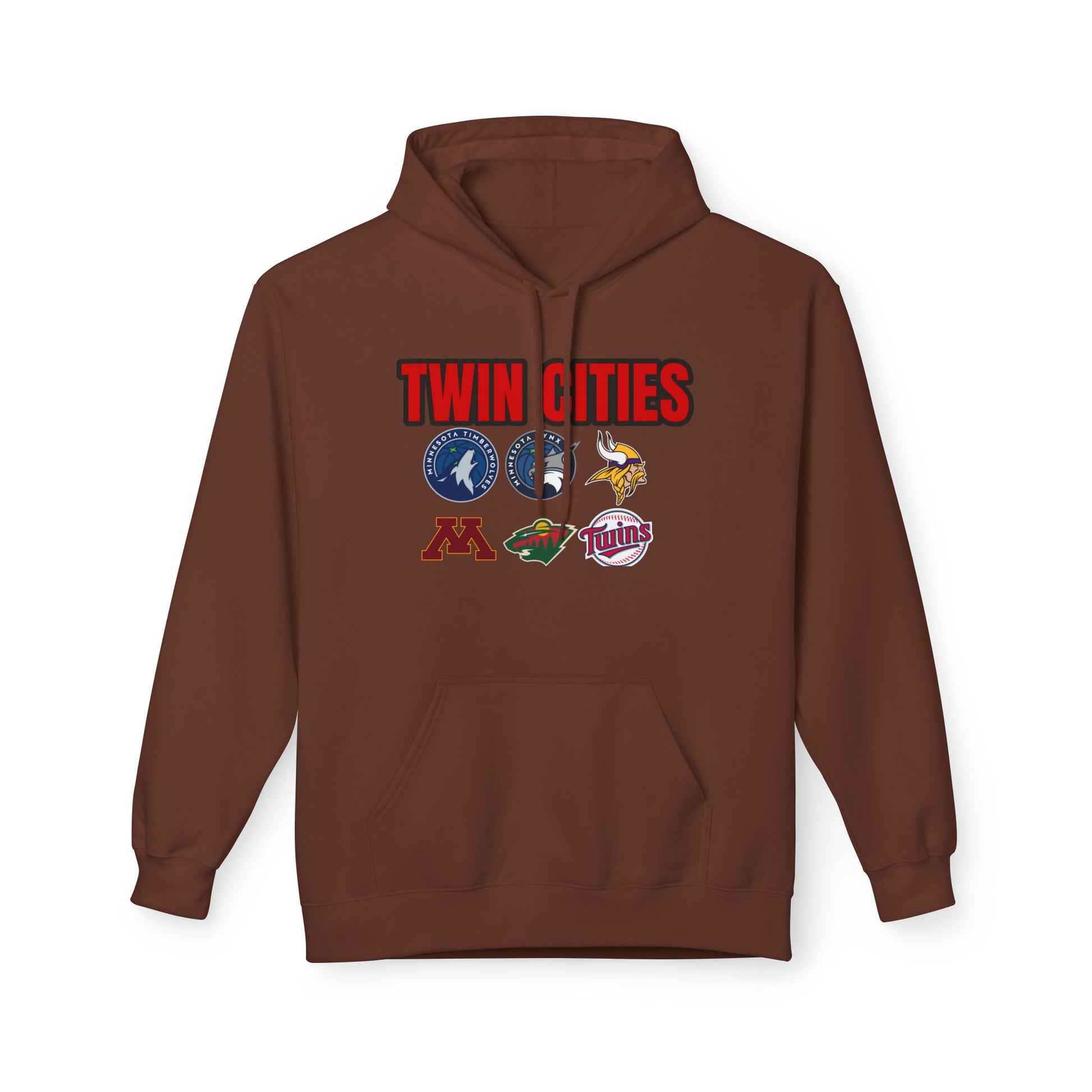 Fleece Hoodie Twin Cities Minneapolis St Paul Design