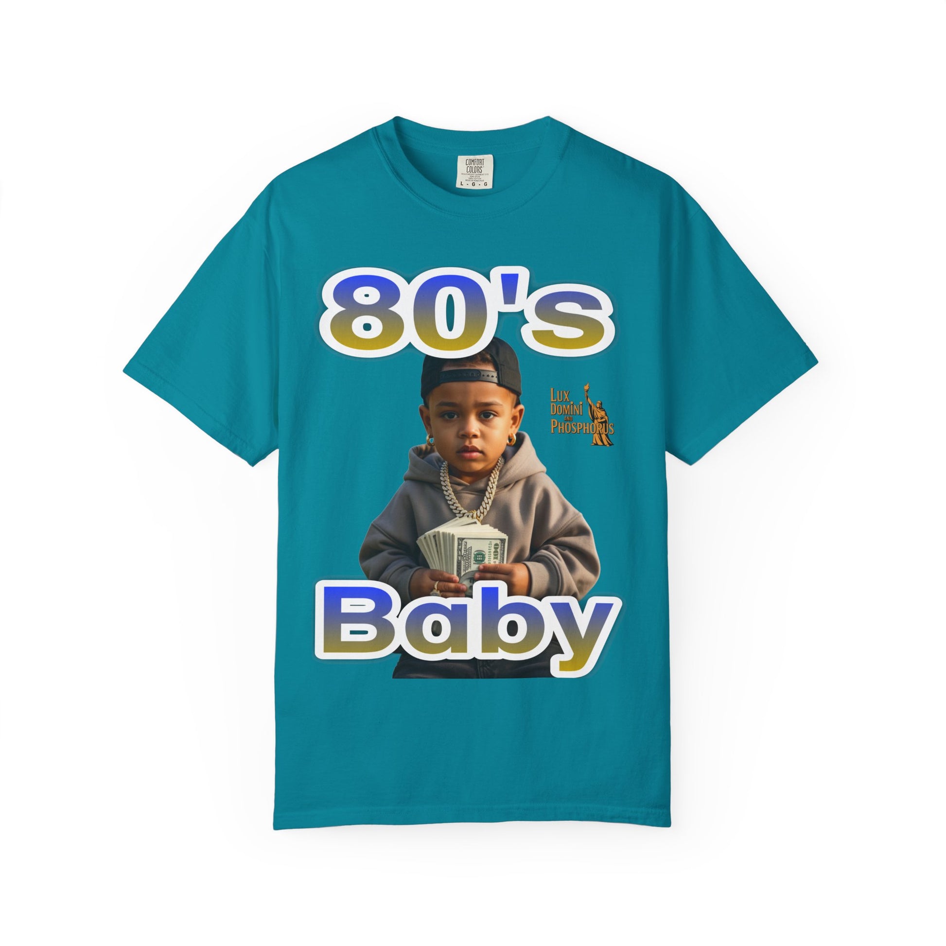 80s Baby Unisex Garment-Dyed T-shirt - LD&P APPAREL