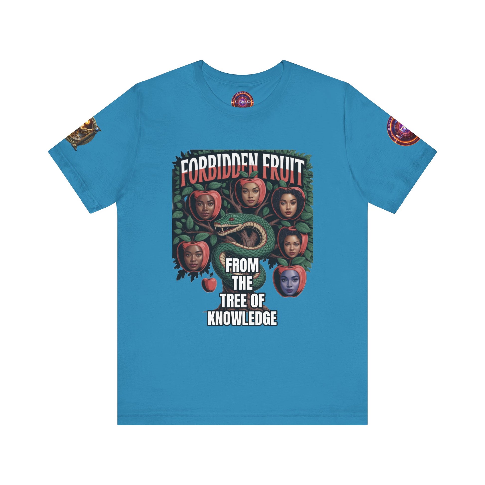 Short Sleeve Tee - Tree of Knowledge Forbidden Fruit Design
