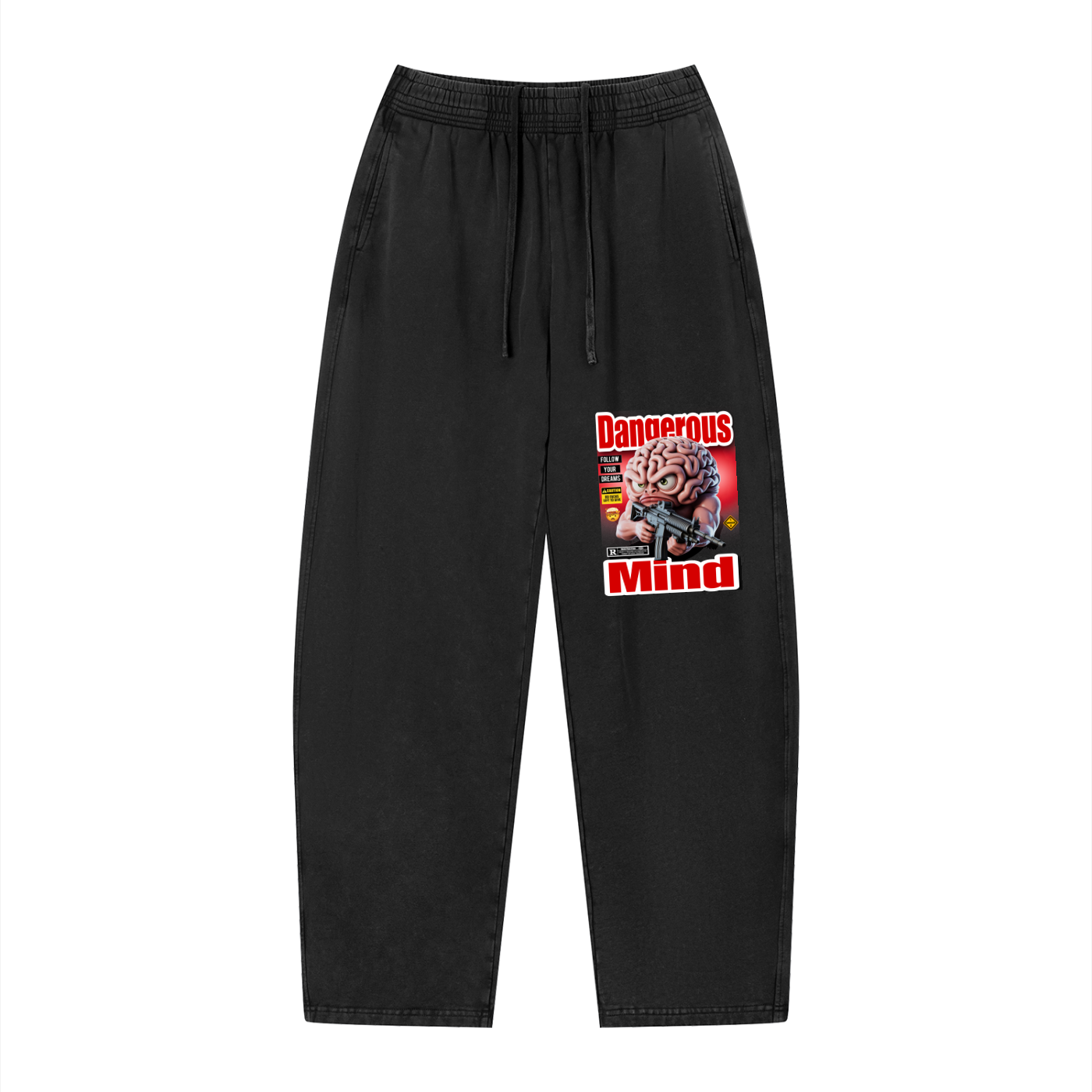 Unisex Vintage Wash Loose Sweatpants