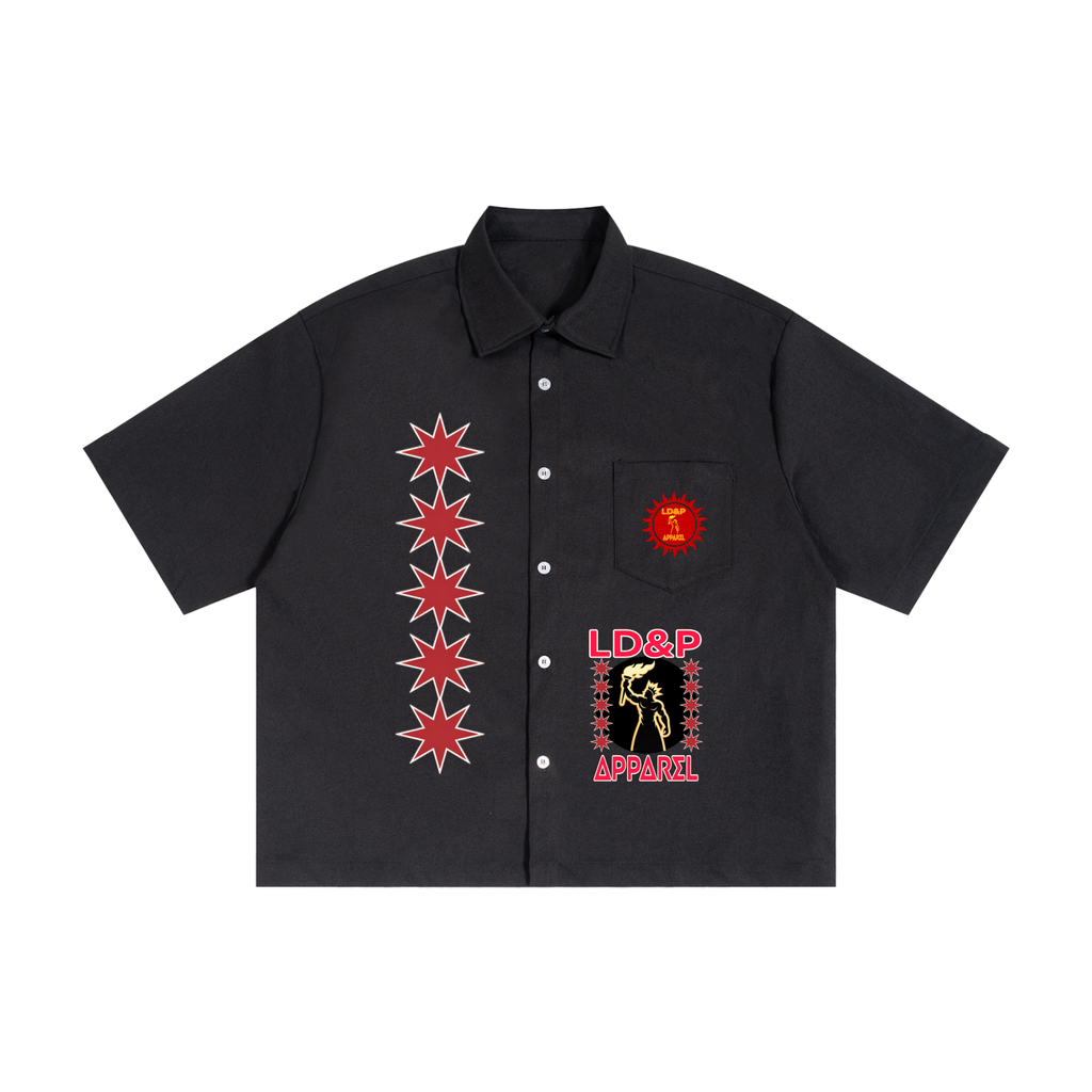 LD&P APPAREL Unisex Boxy Heavyweight Short Sleeve Shirt