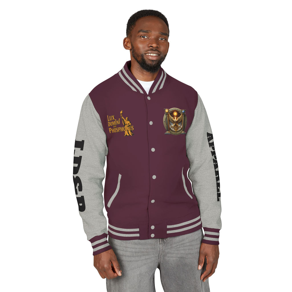 Letterman Jacket LD&P APPAREL Logo Design