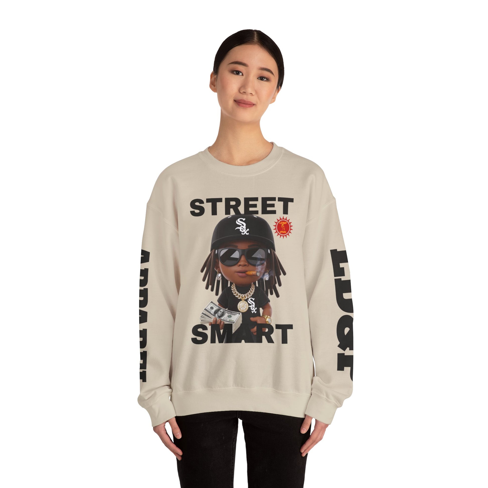 Street Smart Crewneck Sweatshirt - Urban Casual Wear