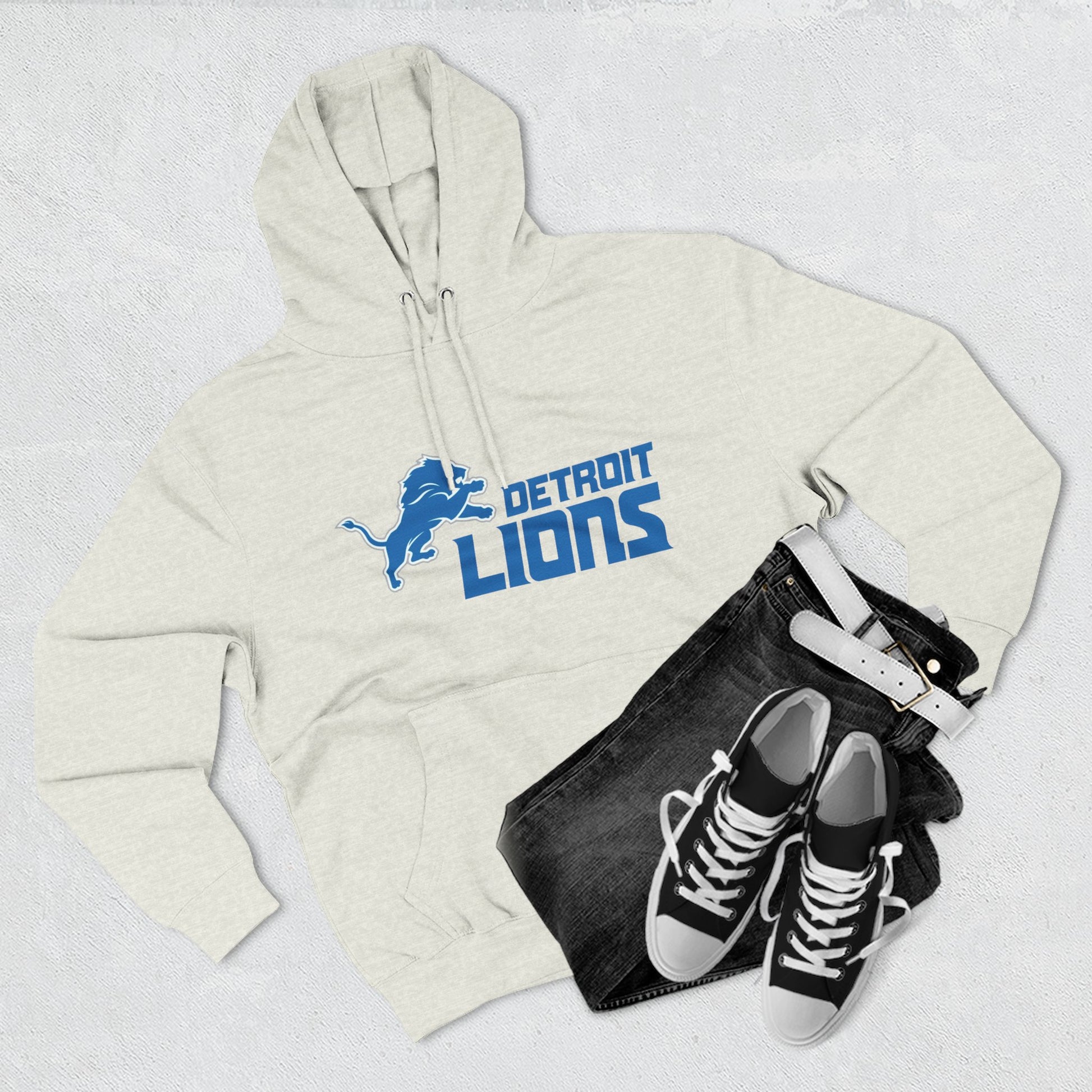 Fleece Hoodie NFL Team DET Design