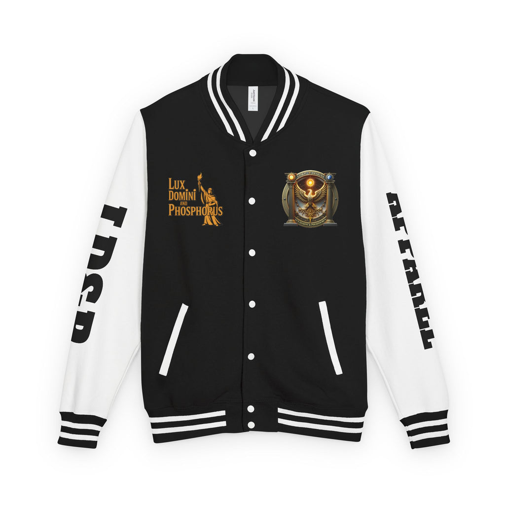 Letterman Jacket LD&P APPAREL Logo Design