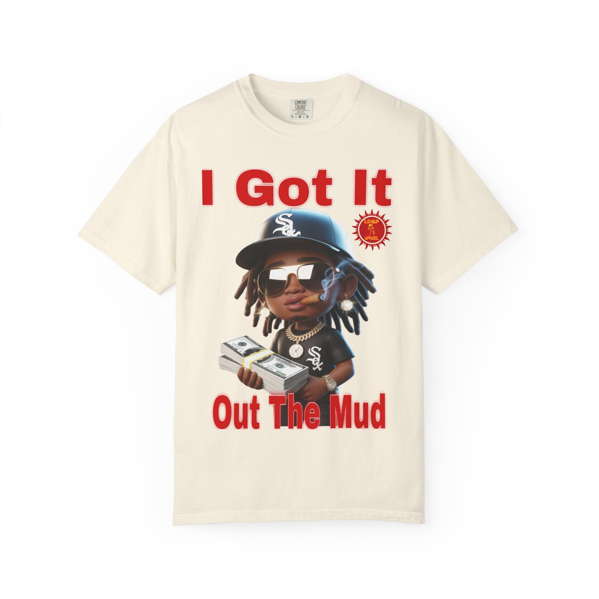 T-Shirt Out The Mud Hustler - Unisex Garment-Dyed