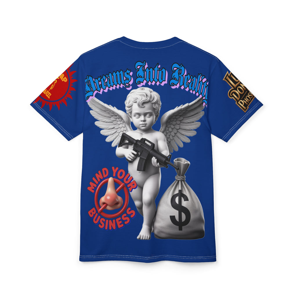 Dreams Into Reality' LD&P Apparel Design blue