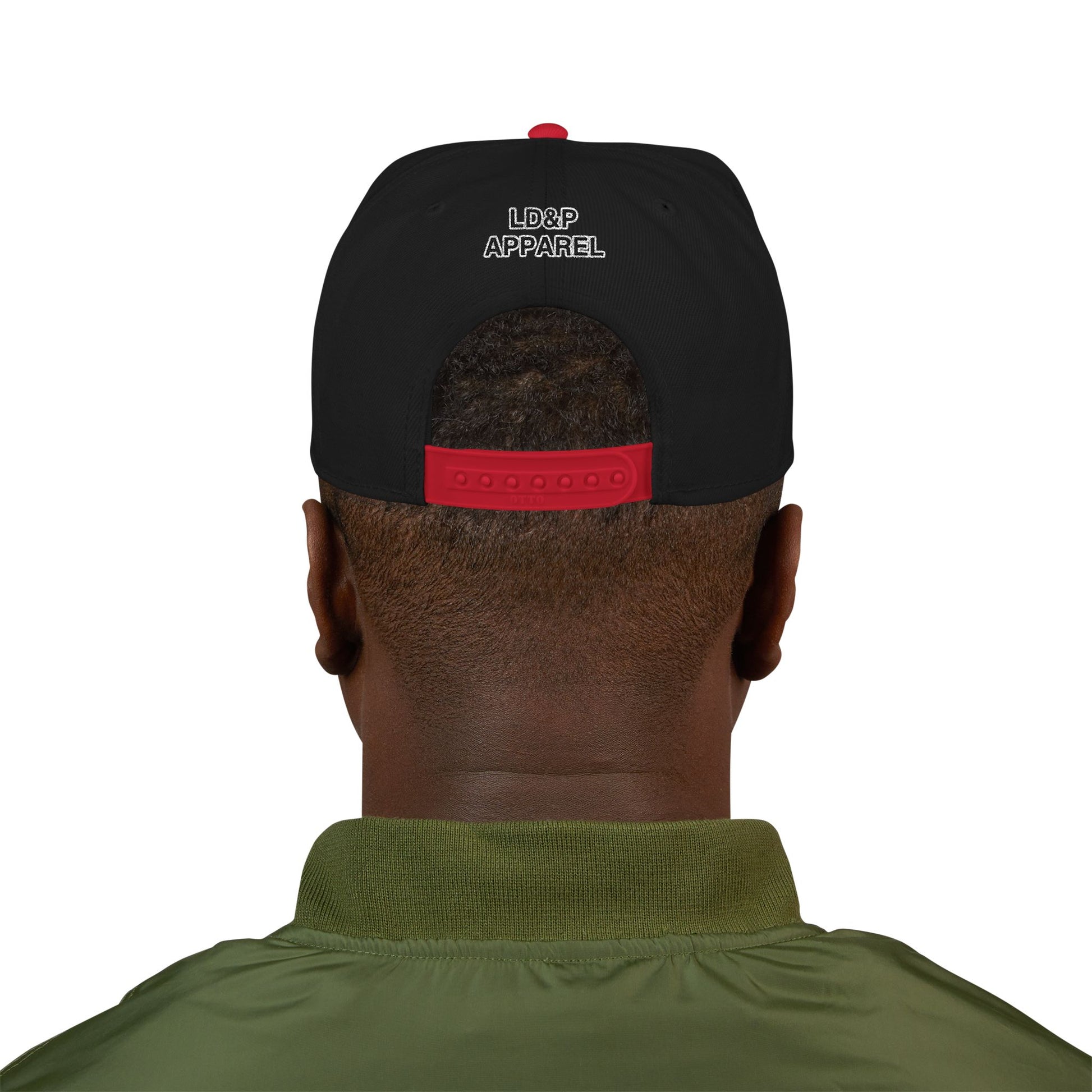 Embroidered Snapback Cap - LD&P Apparel Design