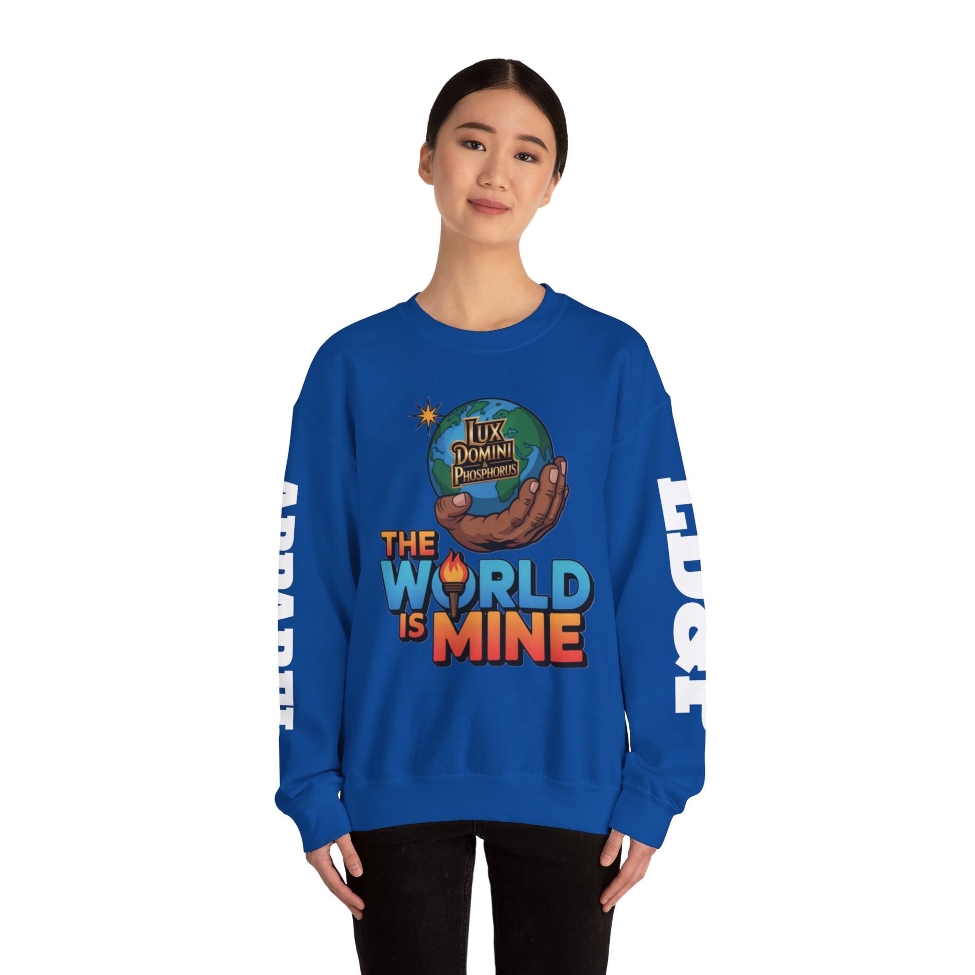 Graphic Sweatshirt - The World Is Mine LD&P APPAREL Design