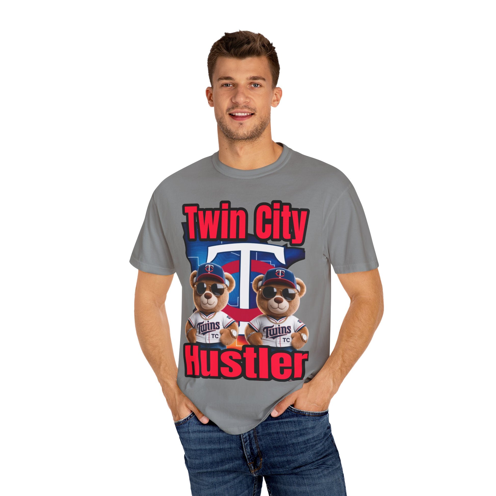 Hustler Garment-Dyed T-shirt - Twin City LD&P Apparel Design