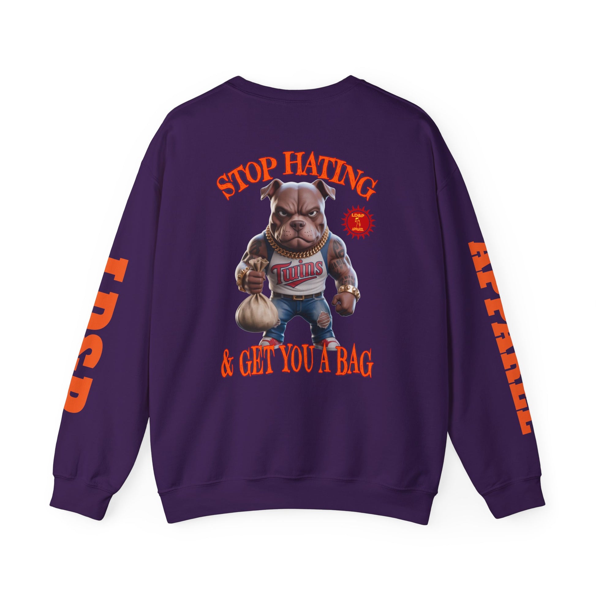 Unisex Sweatshirt Stop Hating LD&P Apparel Design