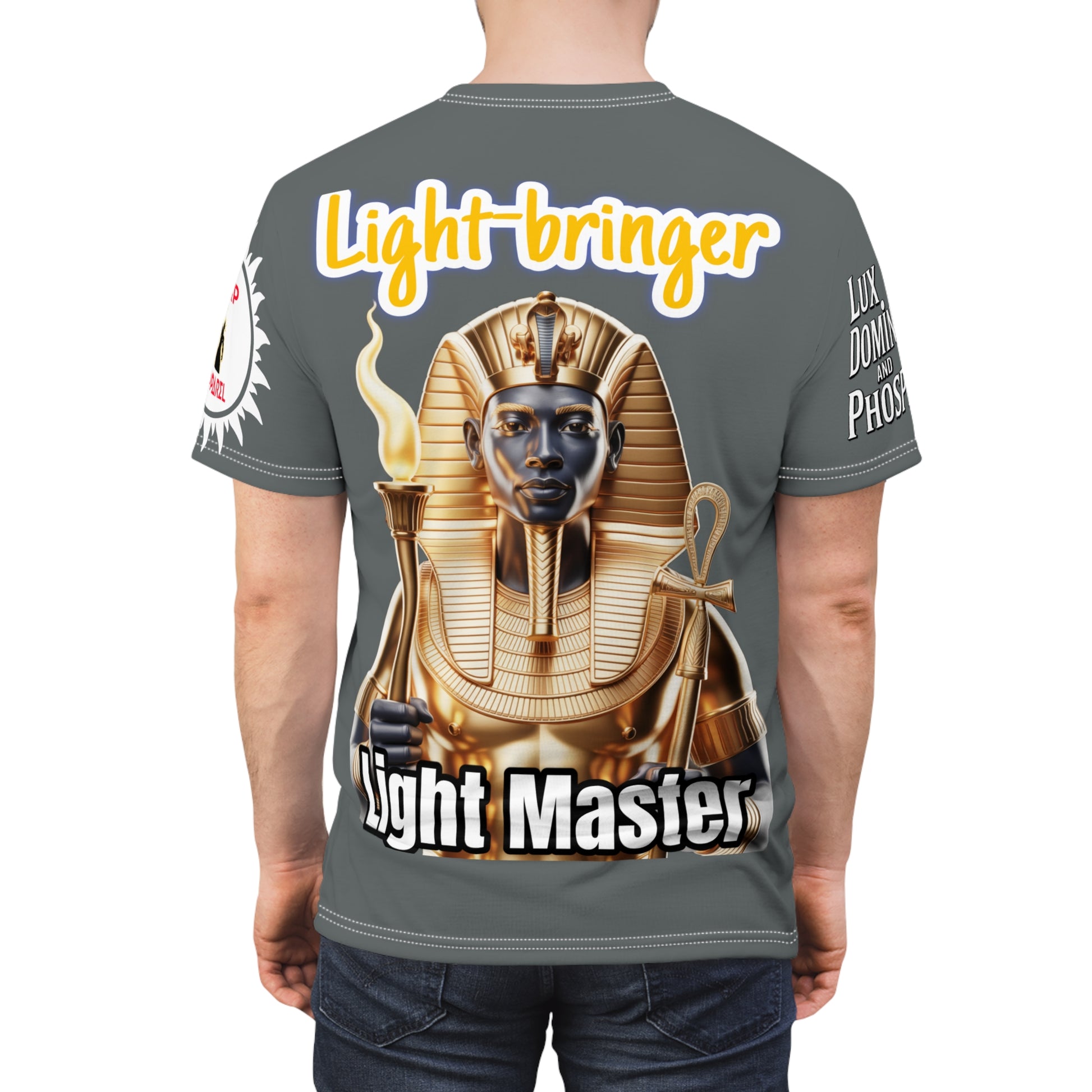 Light Master Tee - Lux Domini and Phosphorus LD&P Apparel Design Grey