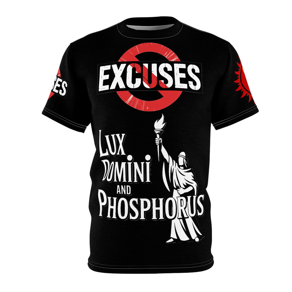 No Excuses Lux Domini & Phosphorus Graphic Tee Black 1