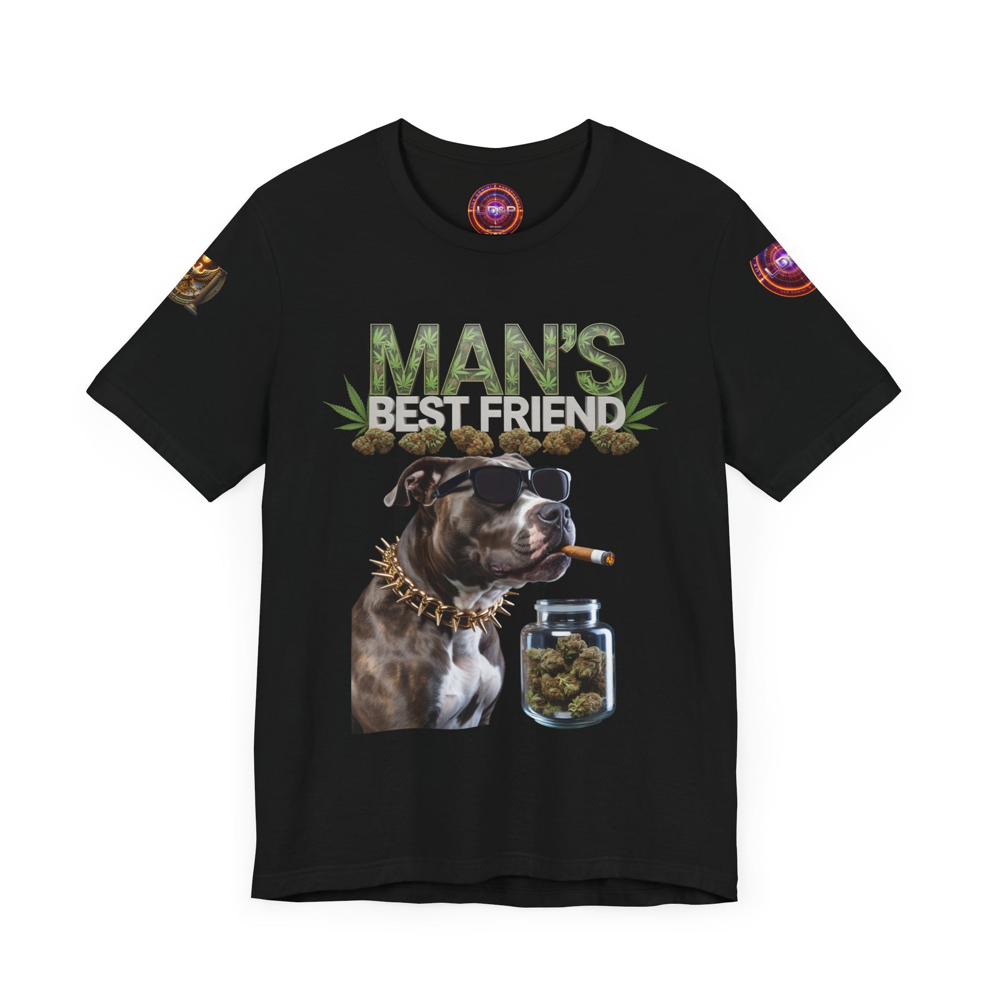 Unisex Tee Man's Best Friend Weed Design Shirt