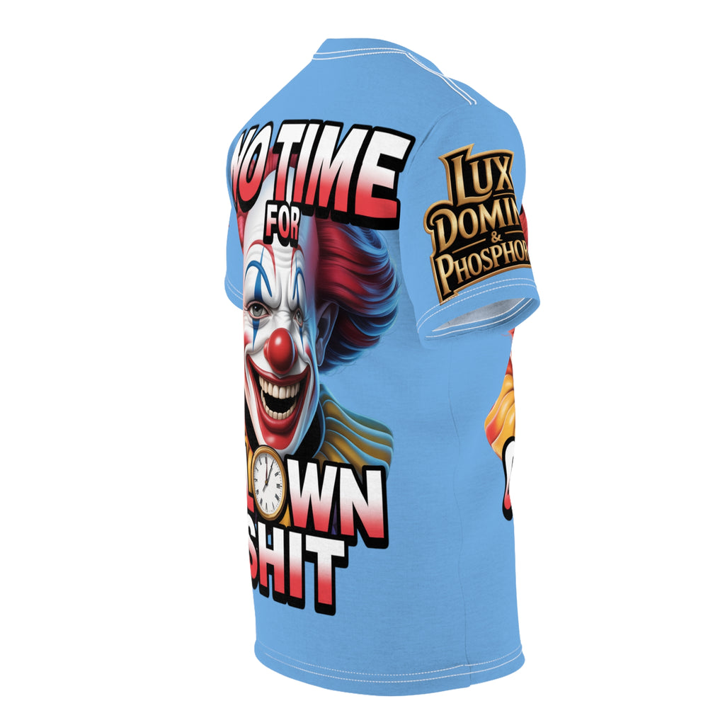 T-Shirt No Time For Clowns Unisex light blue