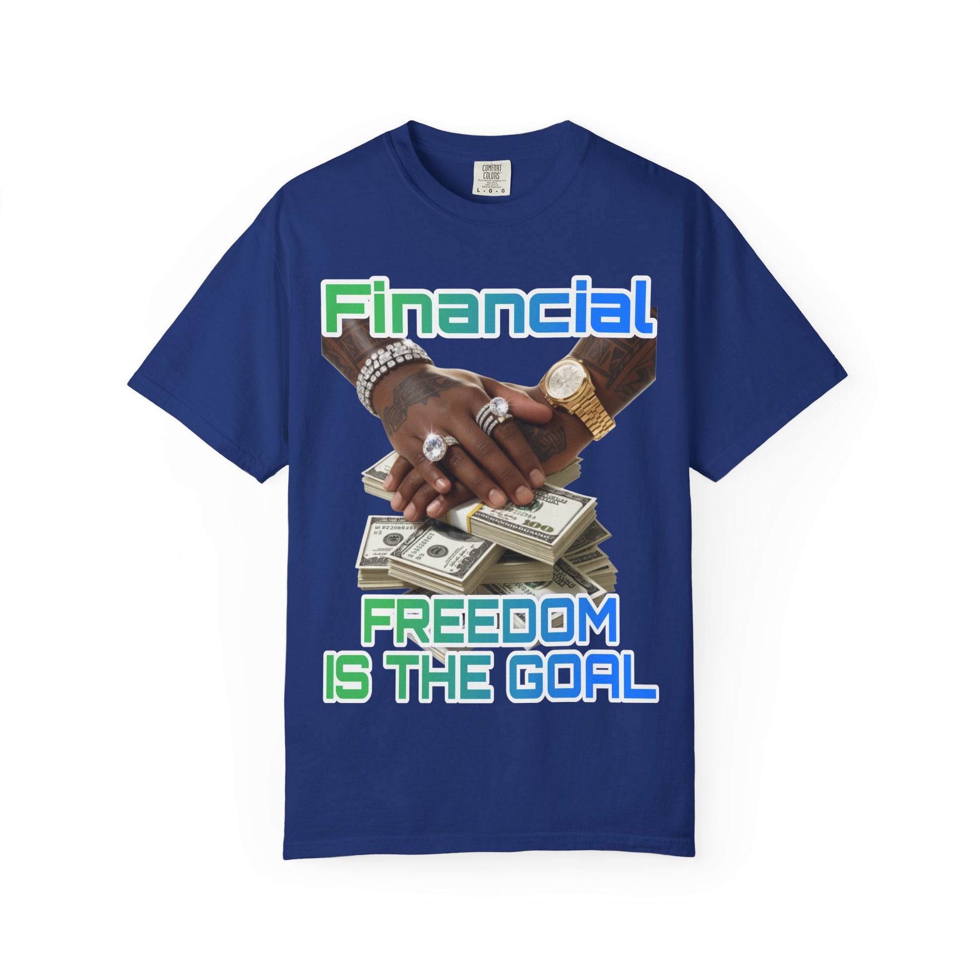 Financial Freedom Unisex T-shirt - 'Financial Freedom is The Goal' Design