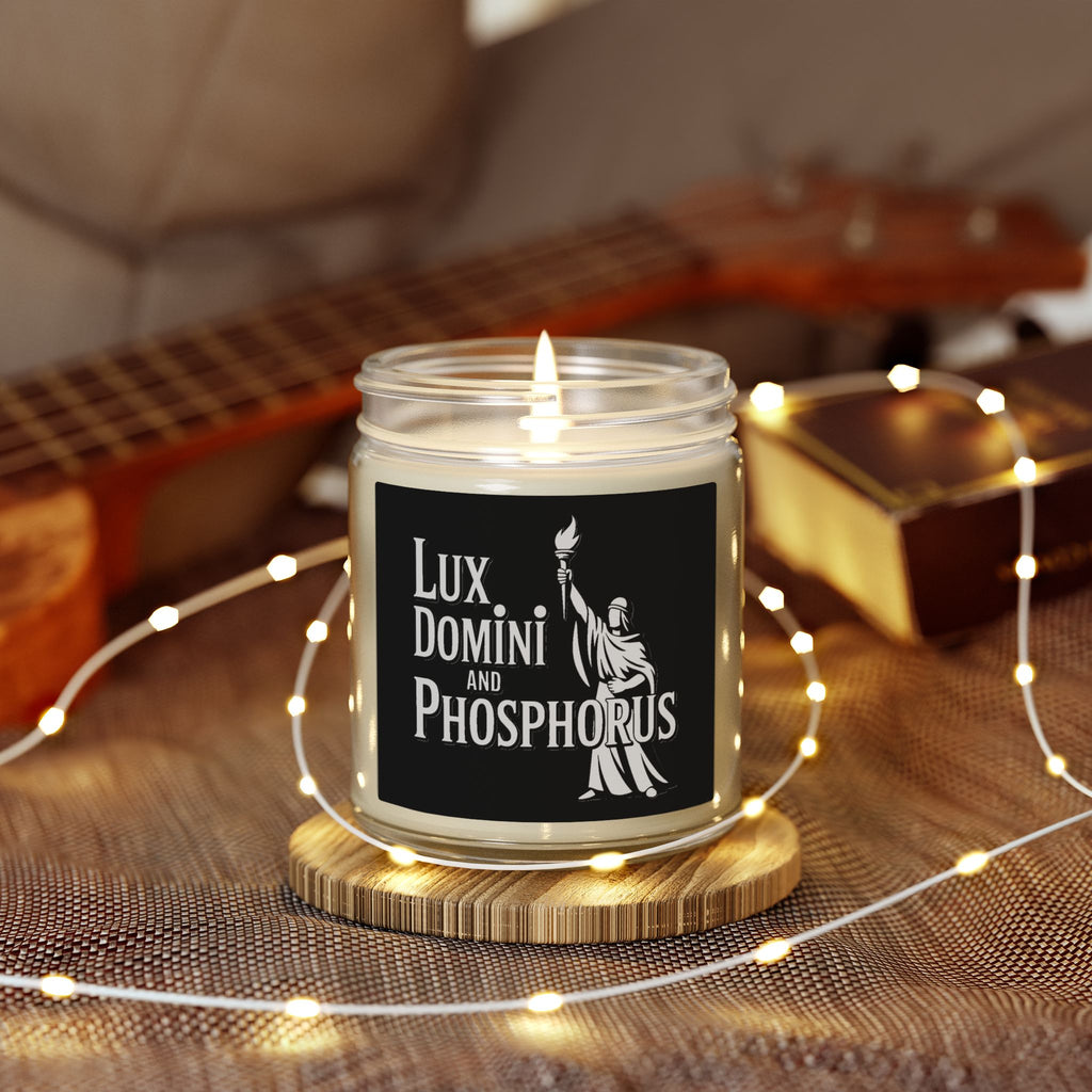 Lux Domini & Phosphorus Coconut Apricot Scented Candle (4oz & 9oz)