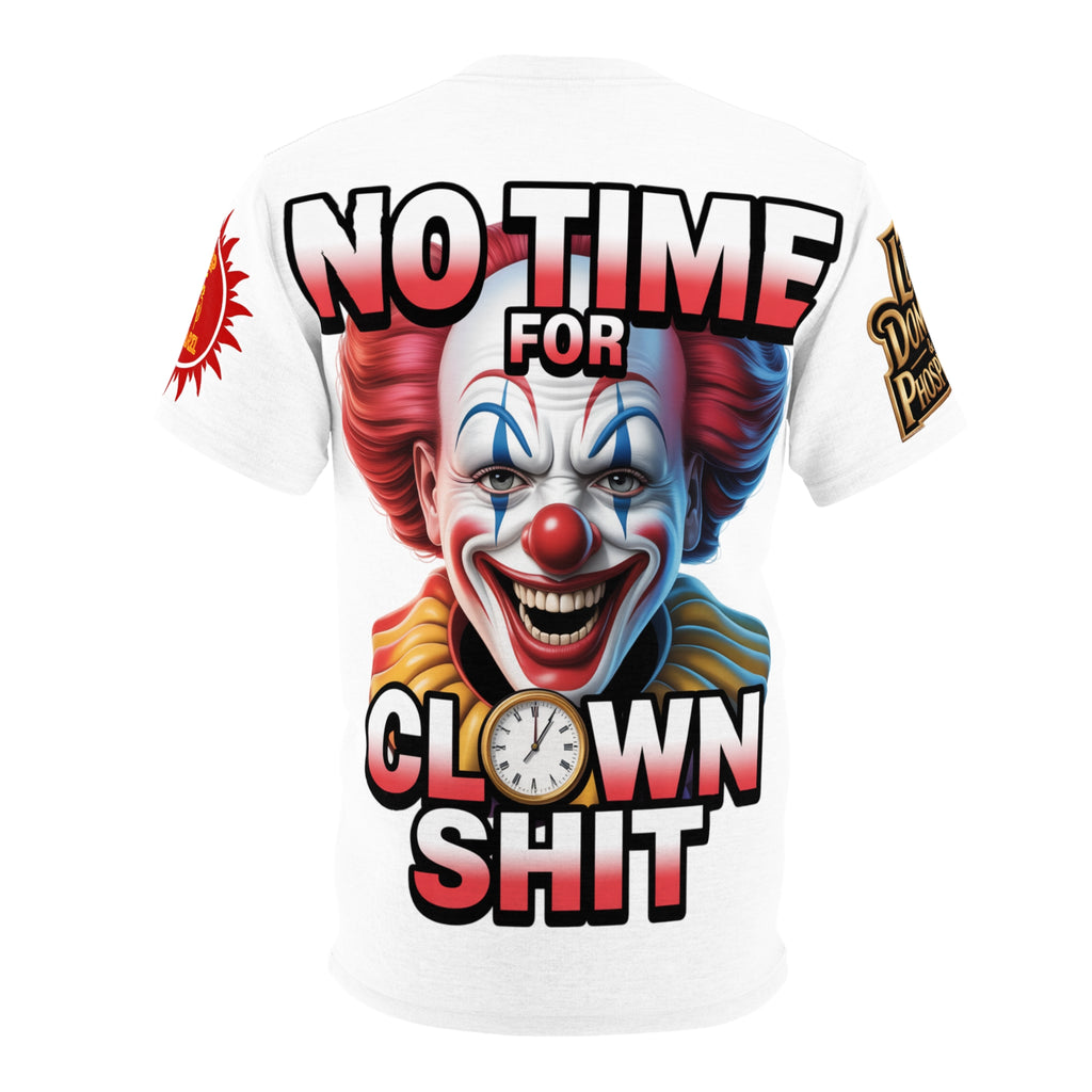 T-Shirt No Time For Clowns Unisex white