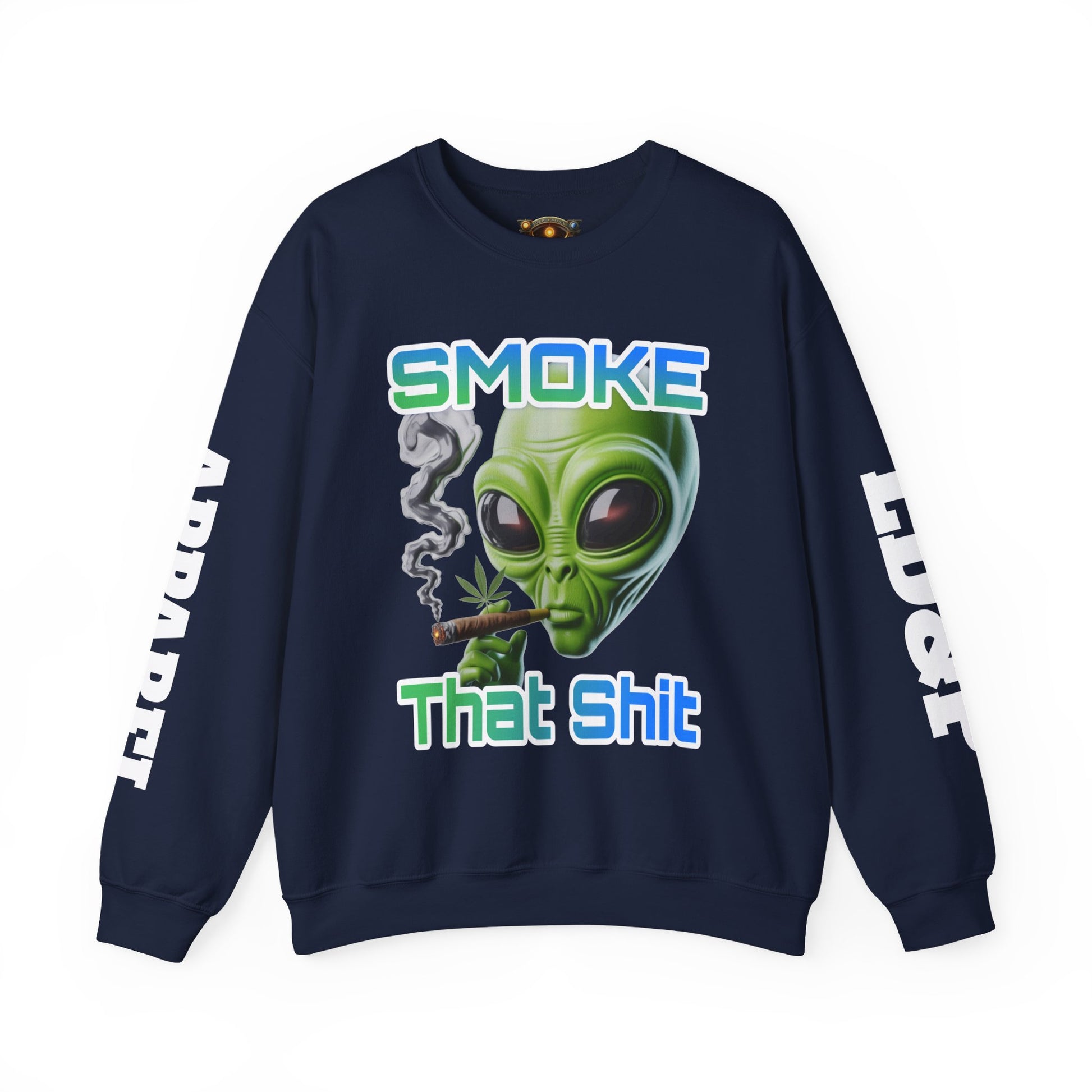 Crewneck Sweatshirt - Smoke That LD&P APPAREL Design