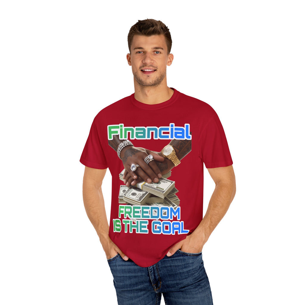 Financial Freedom Unisex T-shirt - 'Financial Freedom is The Goal' Design