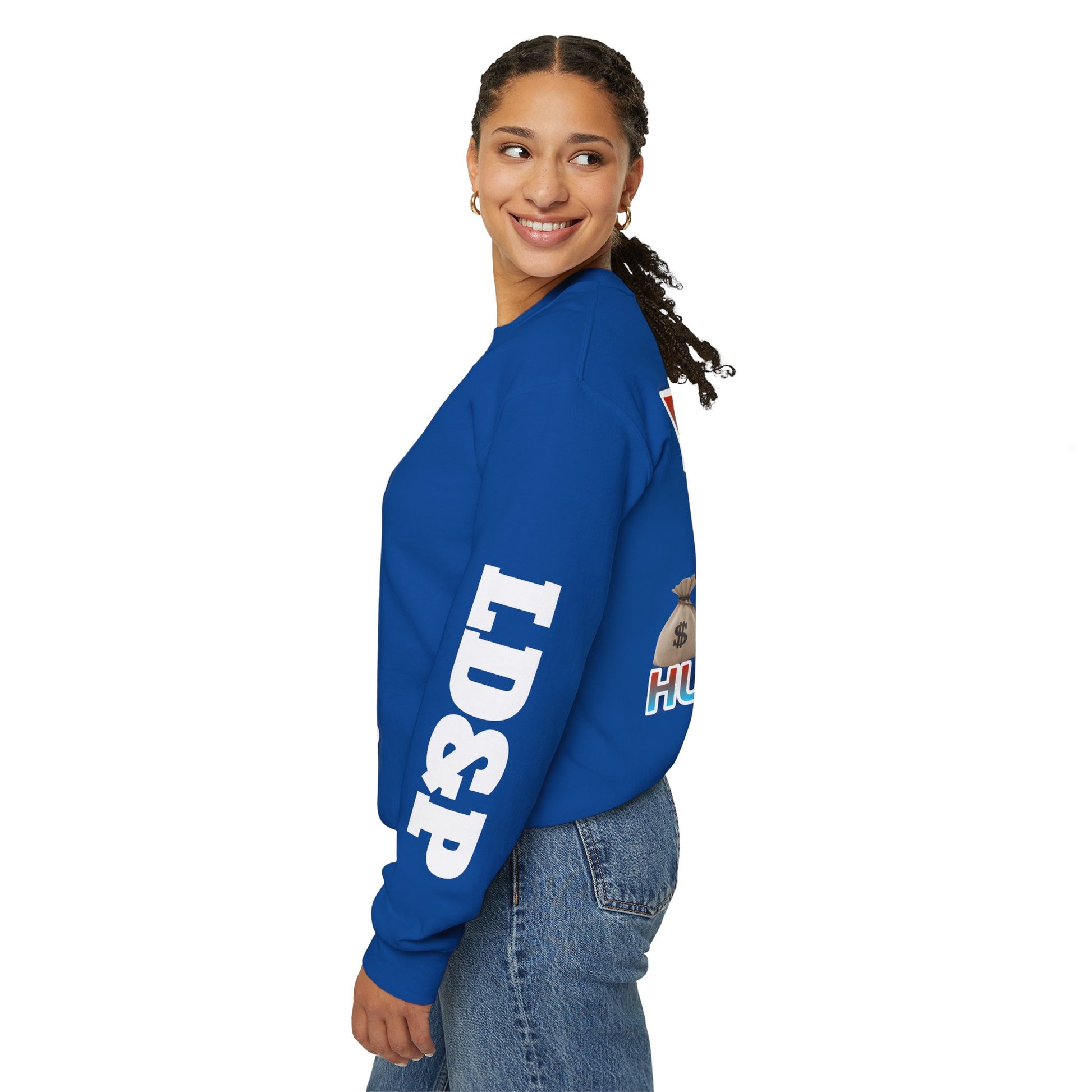 Crewneck Sweatshirt - Born Hustler LD&P Apparel