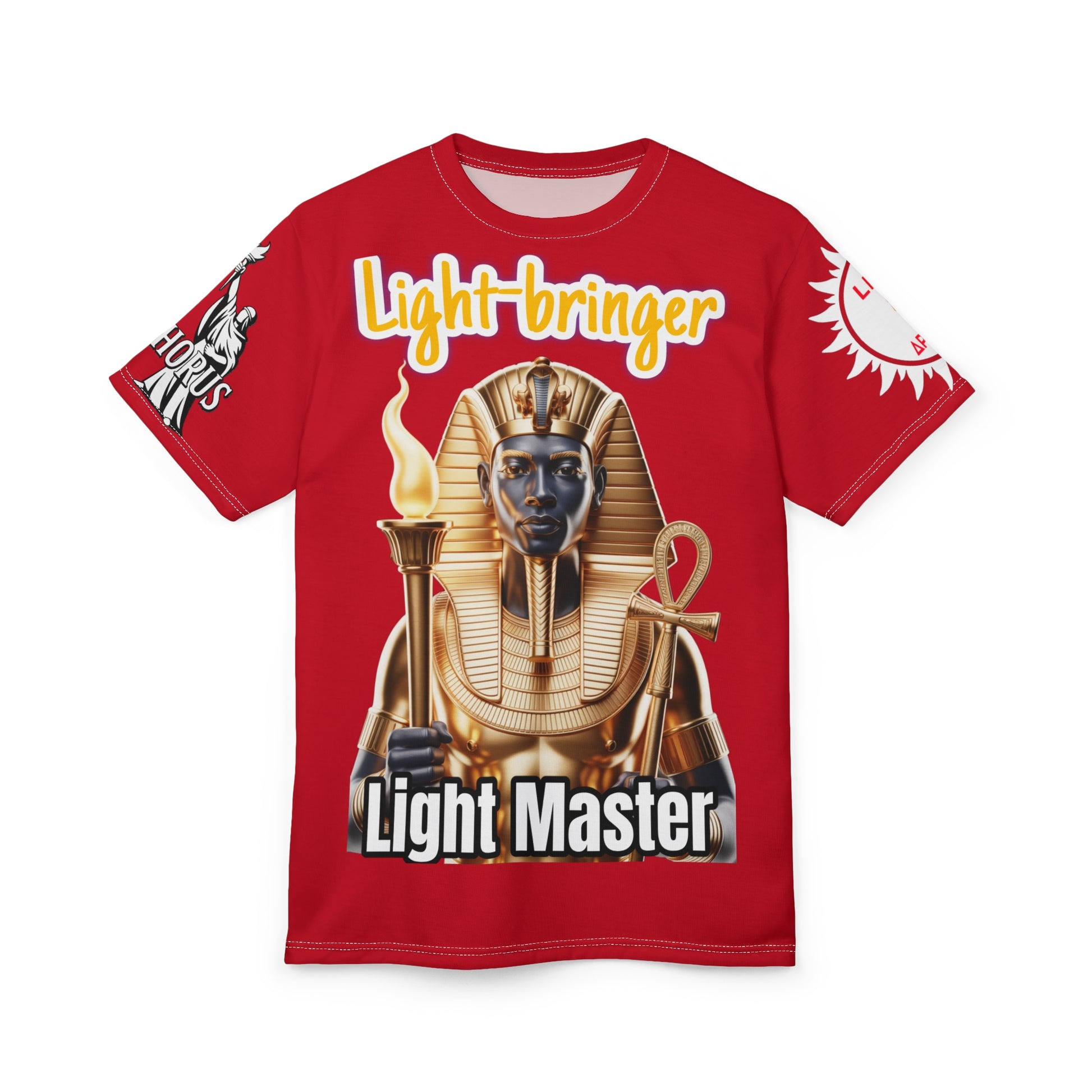 Light Master Tee - Lux Domini and Phosphorus LD&P Apparel Design Red