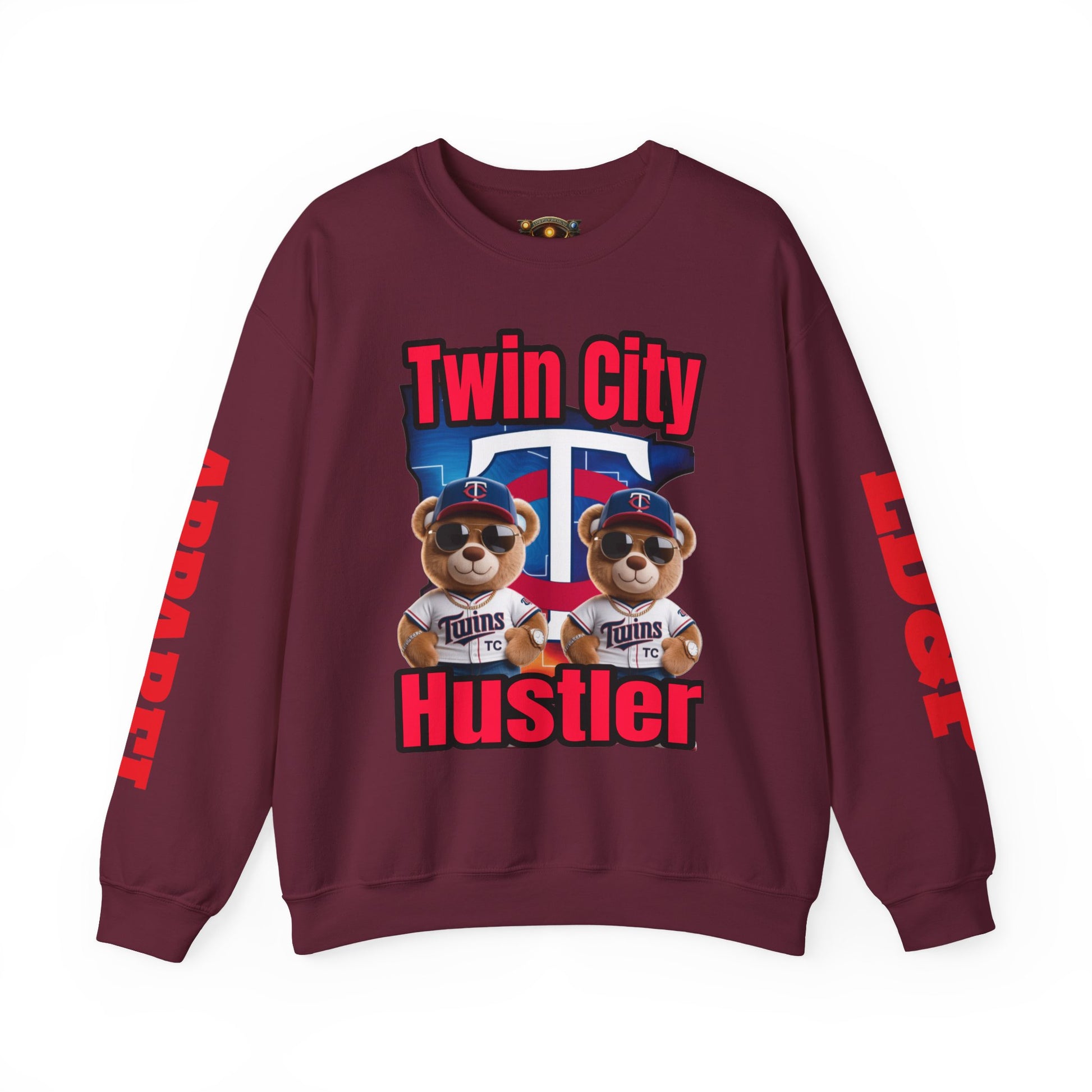 Crewneck Sweatshirt Twin City Hustler LD&P Apparel Design