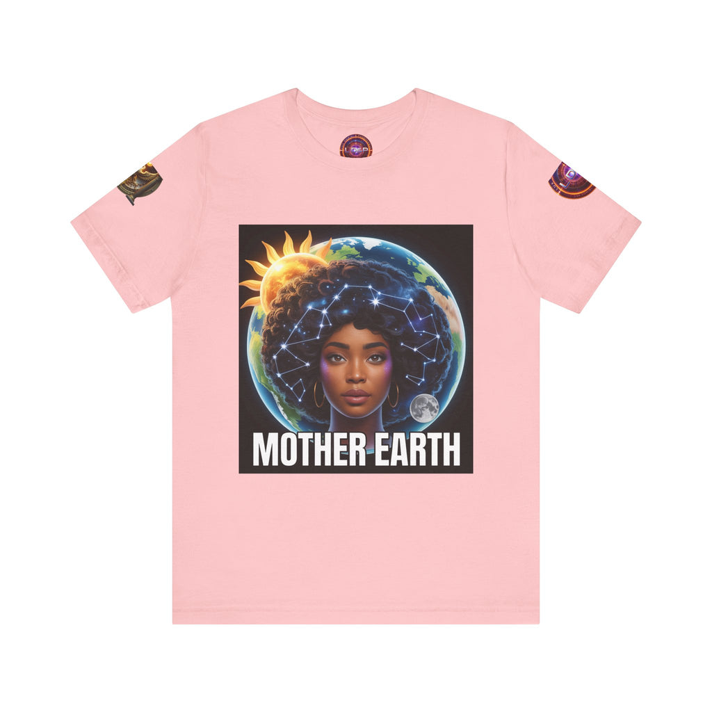 Earth Day Unisex Tee with Mother Earth Design LD&P