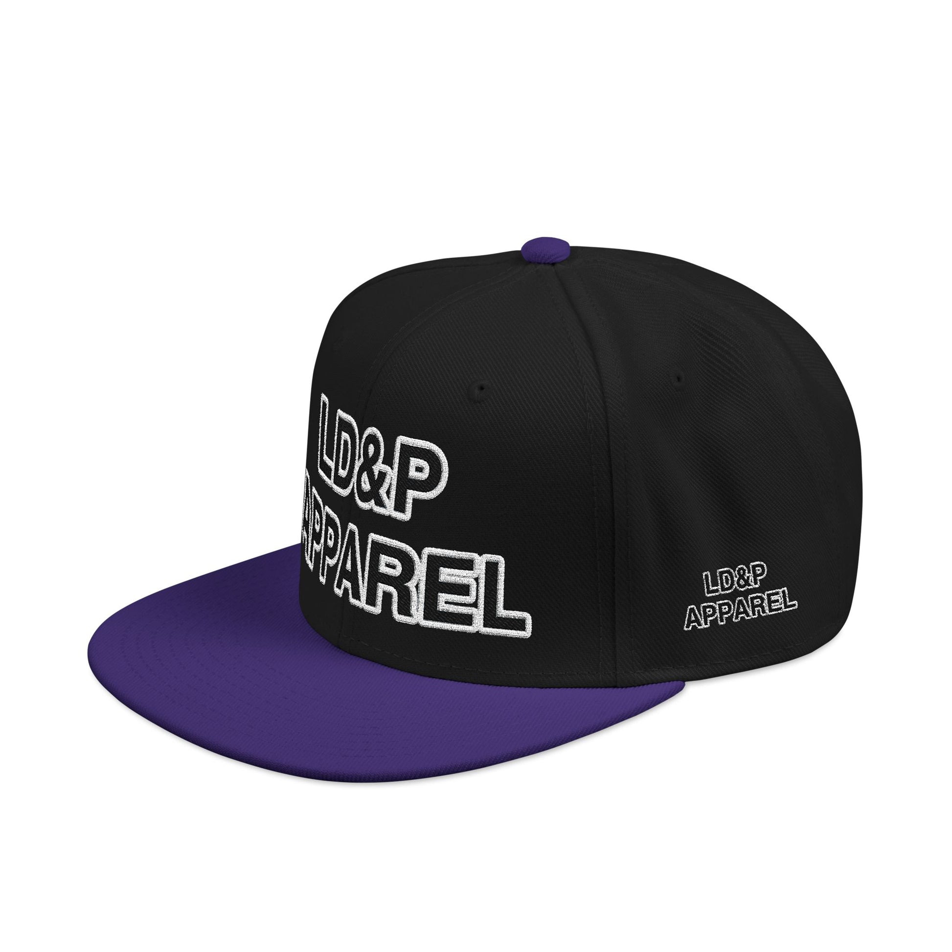 Embroidered Snapback Cap - LD&P Apparel Design
