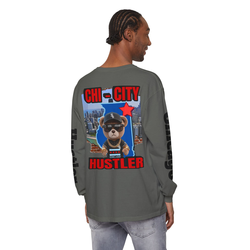 Chi-City Hustler Long Sleeve T-Shirt — LD&P Apparel