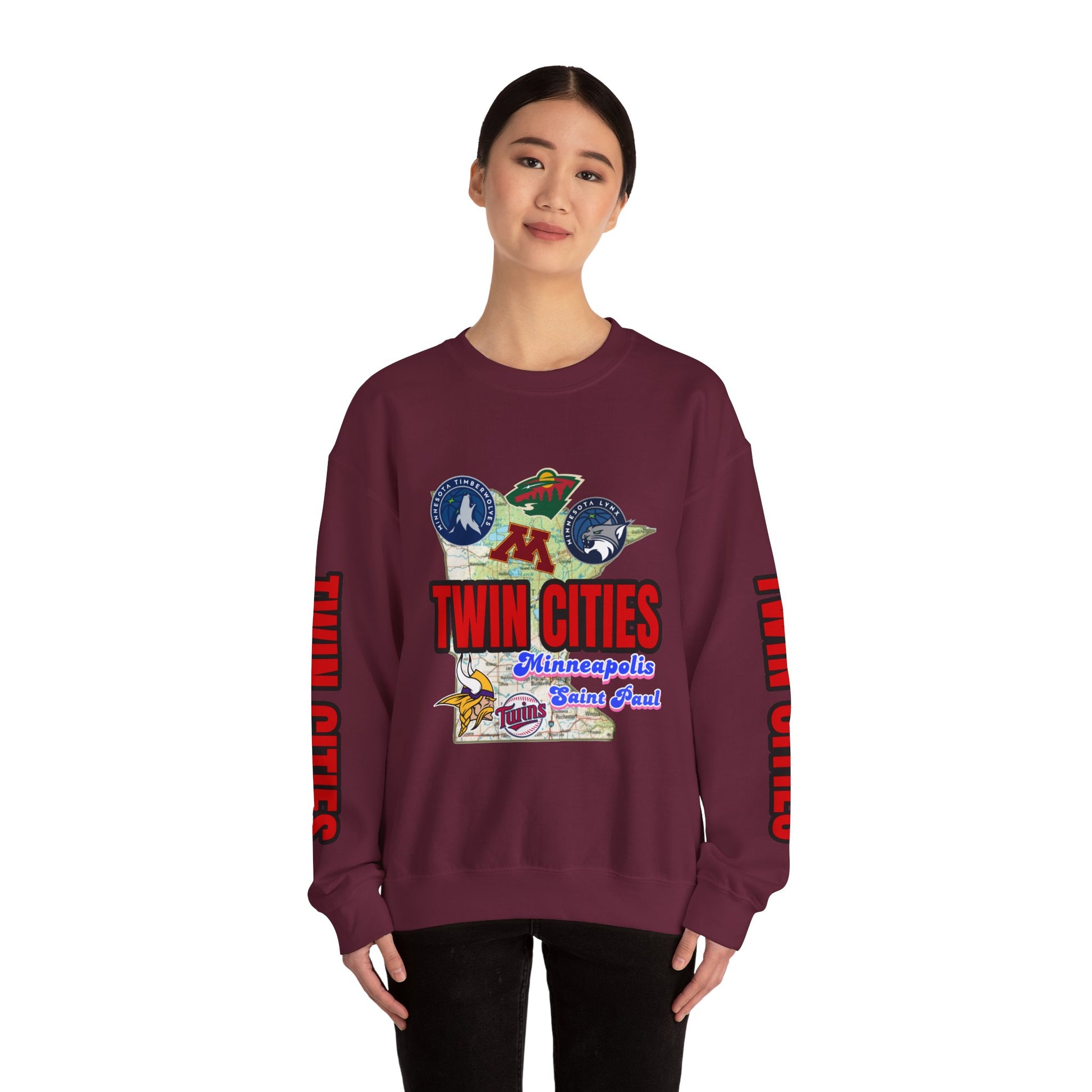 Crewneck Sweatshirt TWIN CITIES Urban Design
