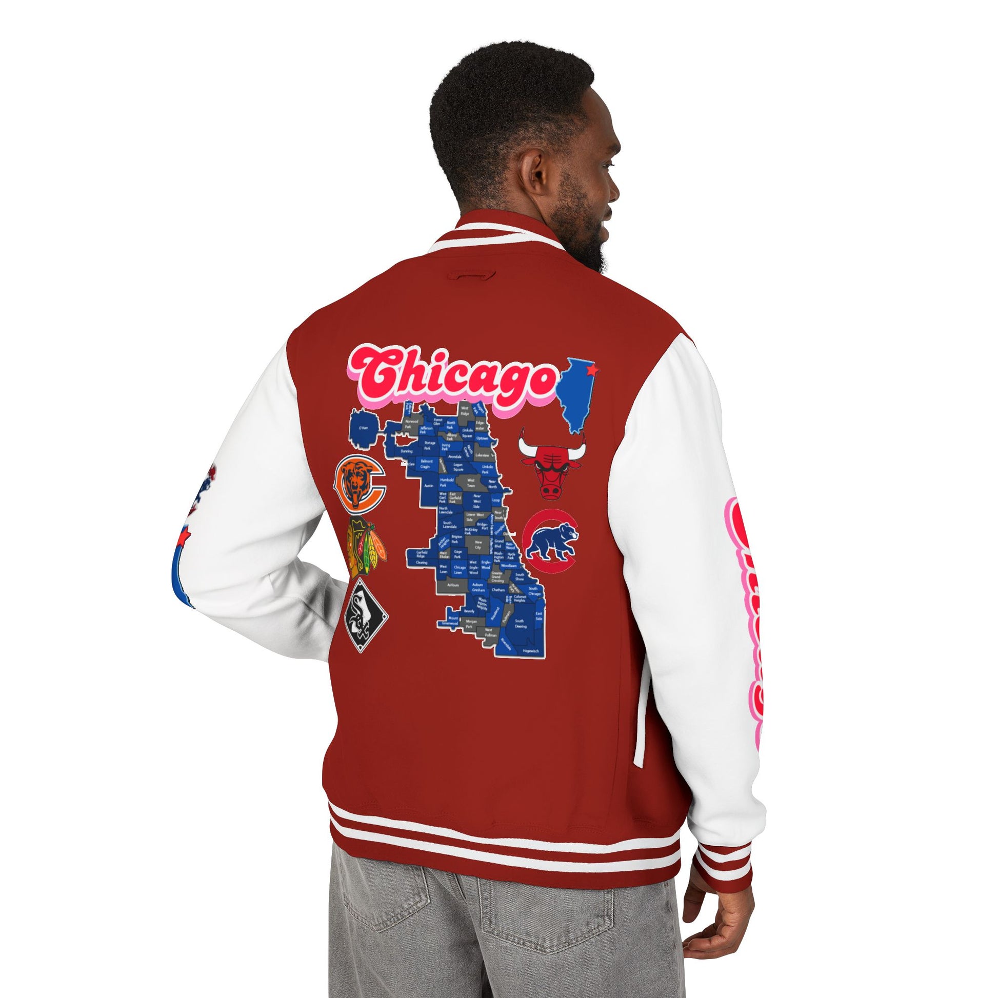 Letterman Jacket Chicago Design