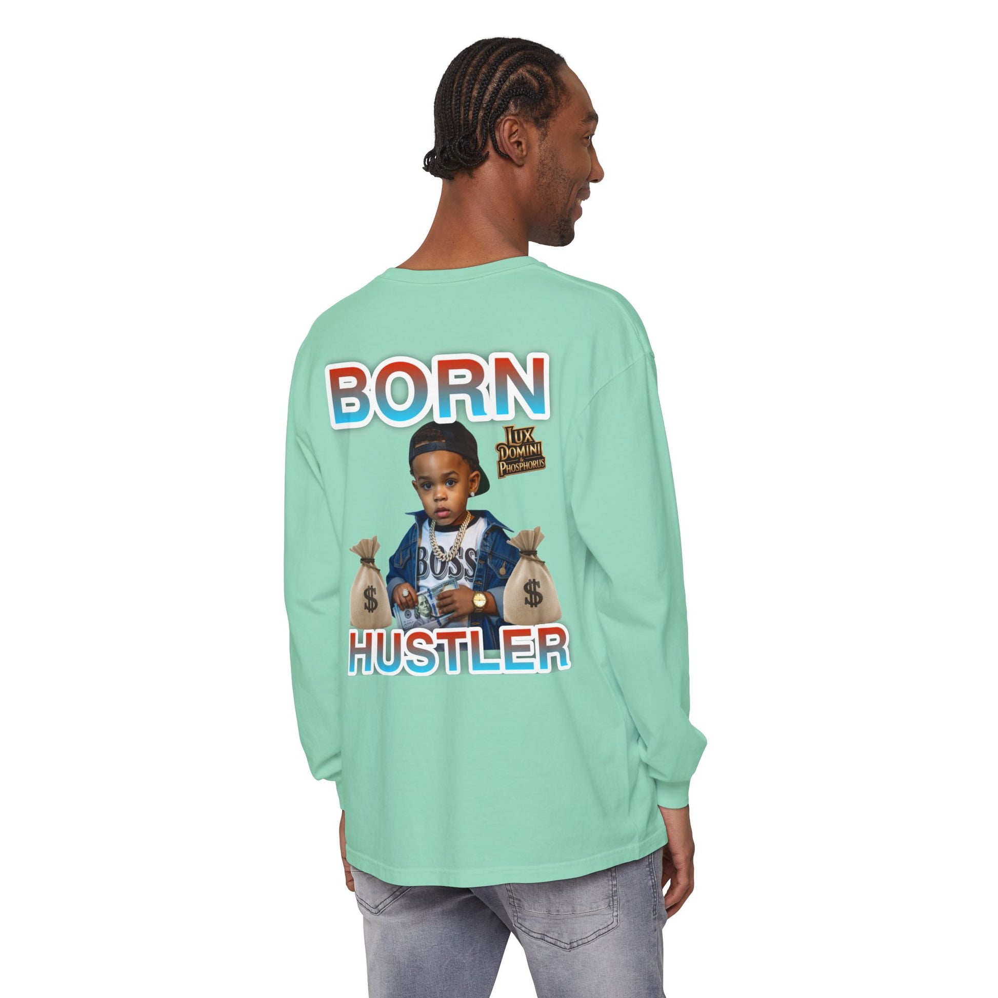 Long Sleeve T-Shirt Born Hustler Apparel