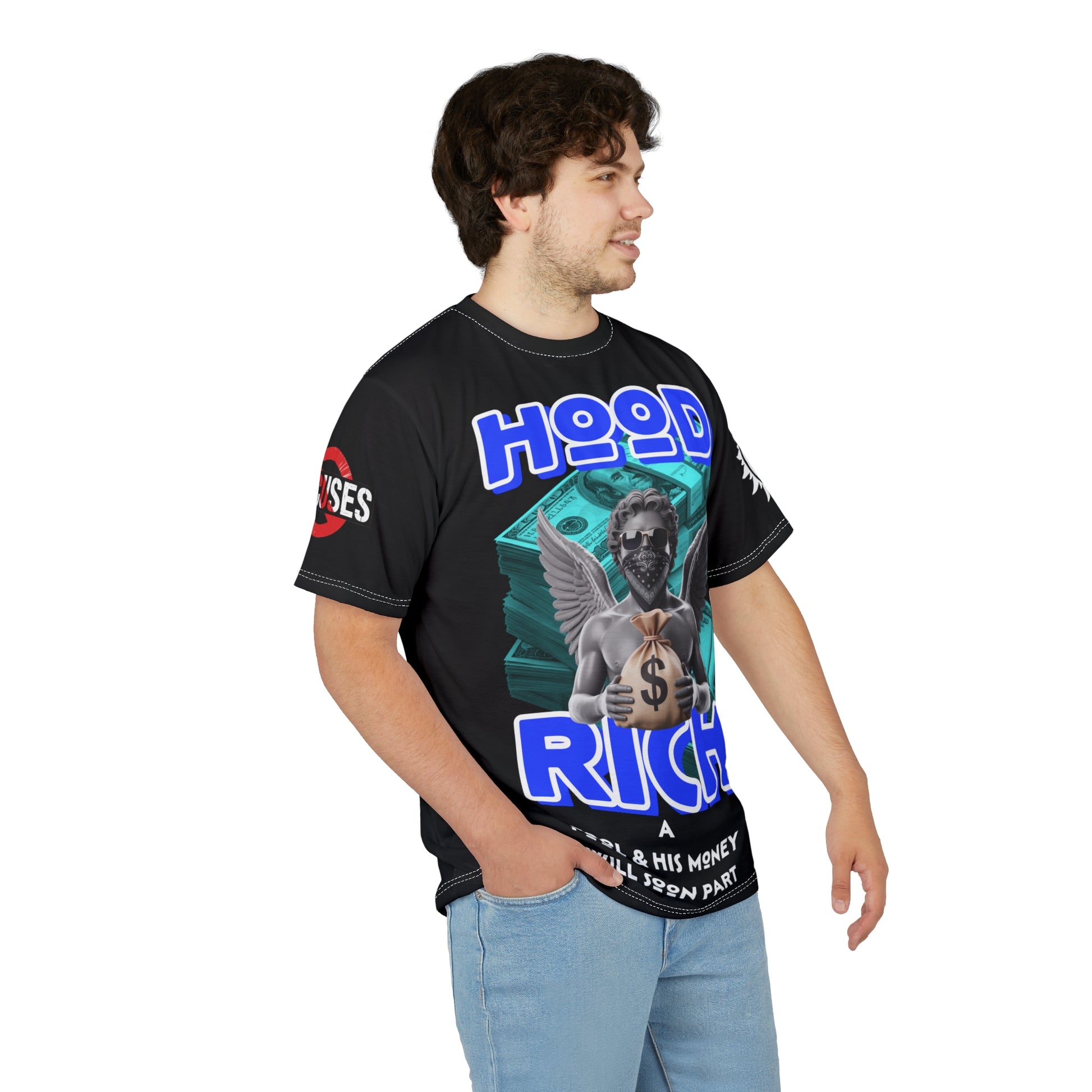 Hood Rich Graphic Tee LD&P APPAREL