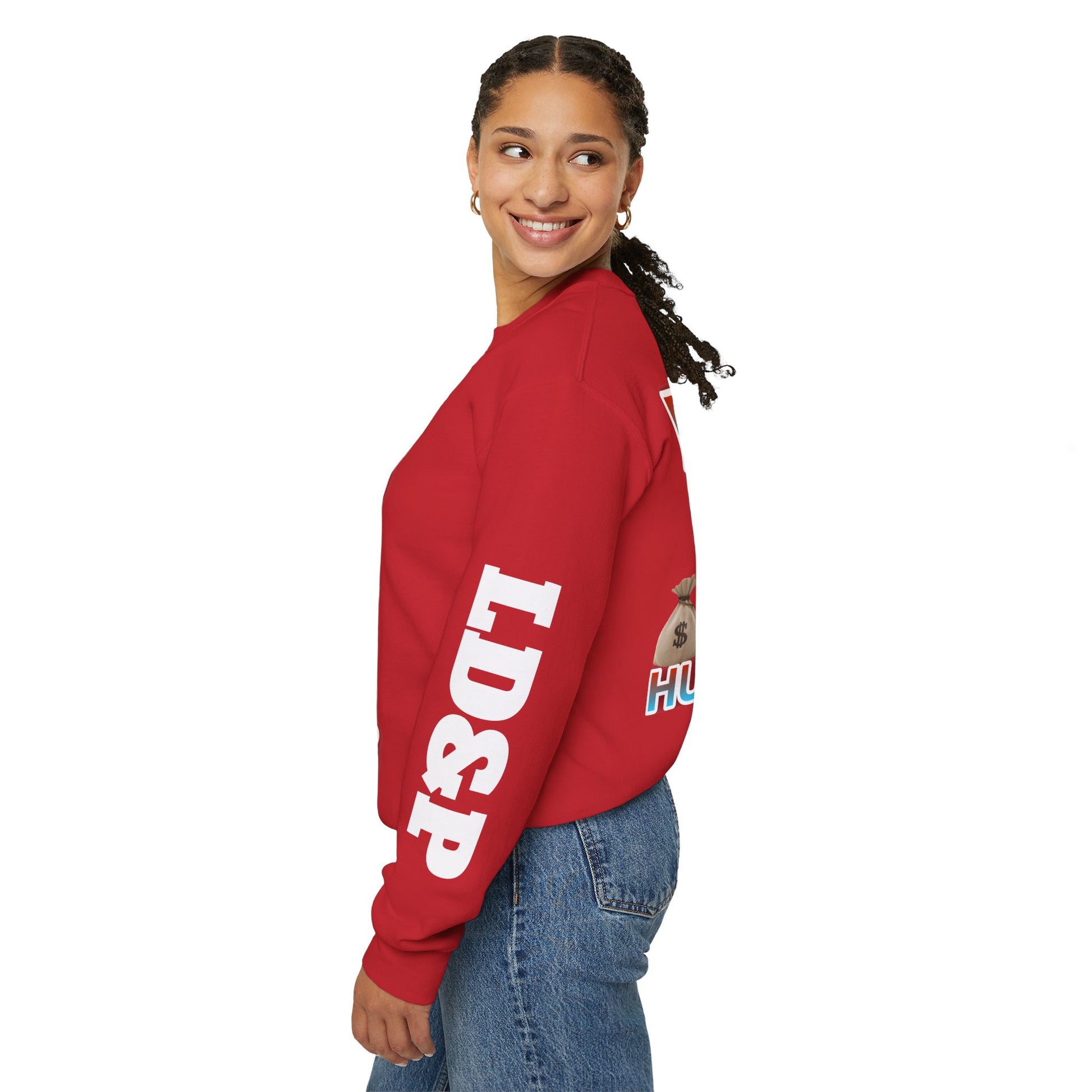 Crewneck Sweatshirt - Born Hustler LD&P Apparel