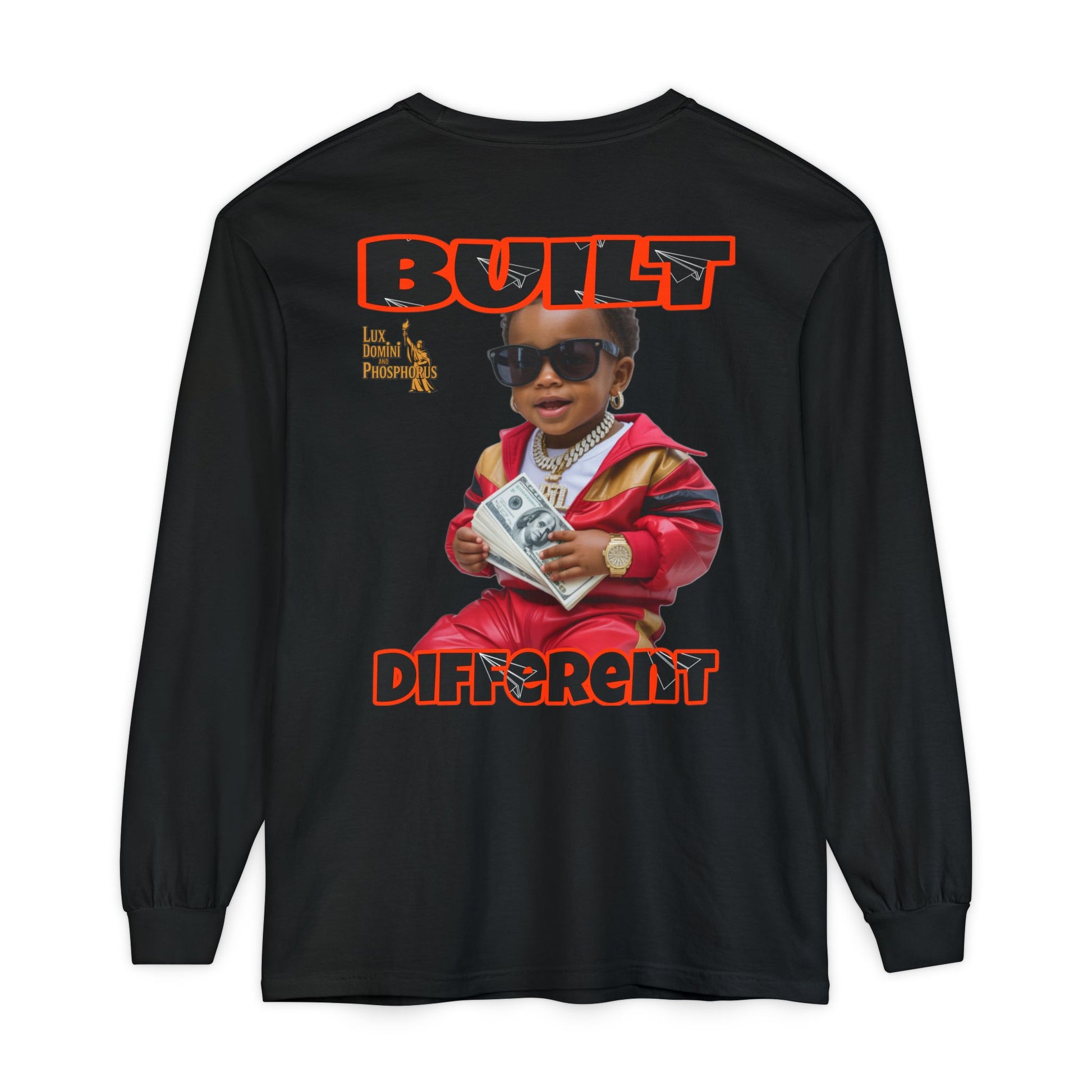 Long Sleeve T-Shirt - Built Different LD&P Apparel Design