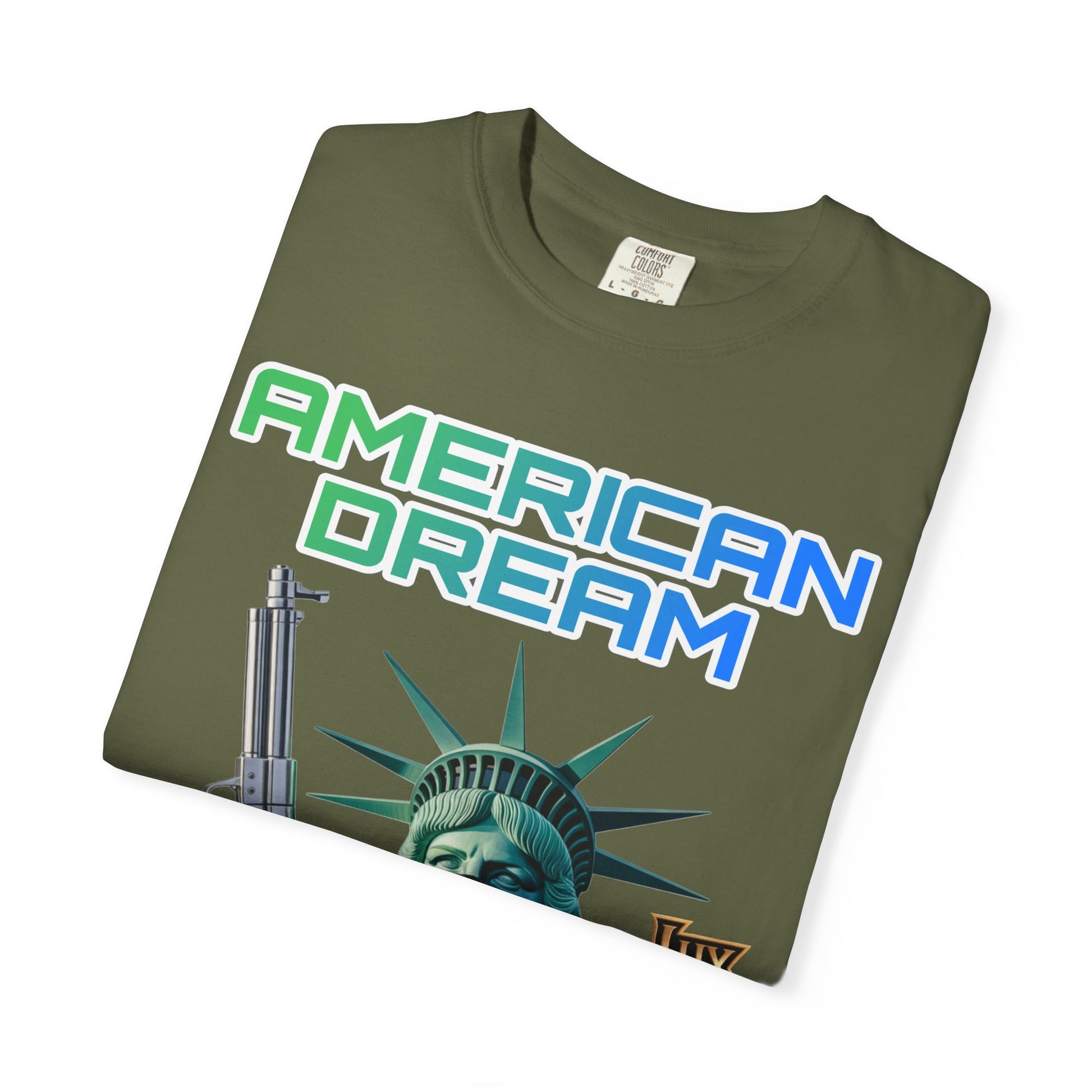 T-shirt American Dream or Nightmare Unisex Garment-Dyed