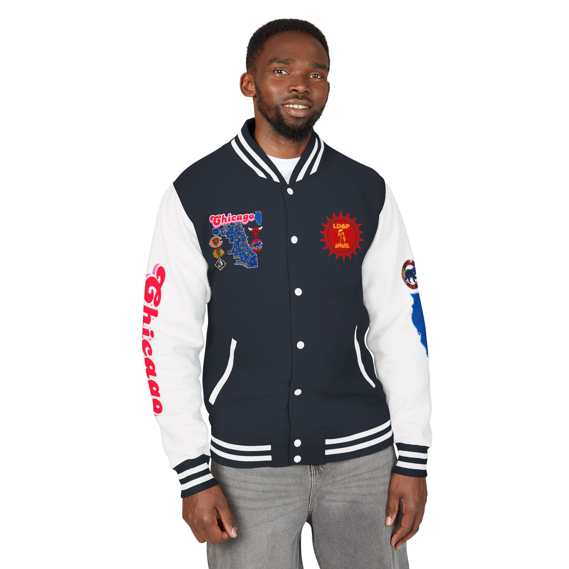 Letterman Jacket Chicago Design