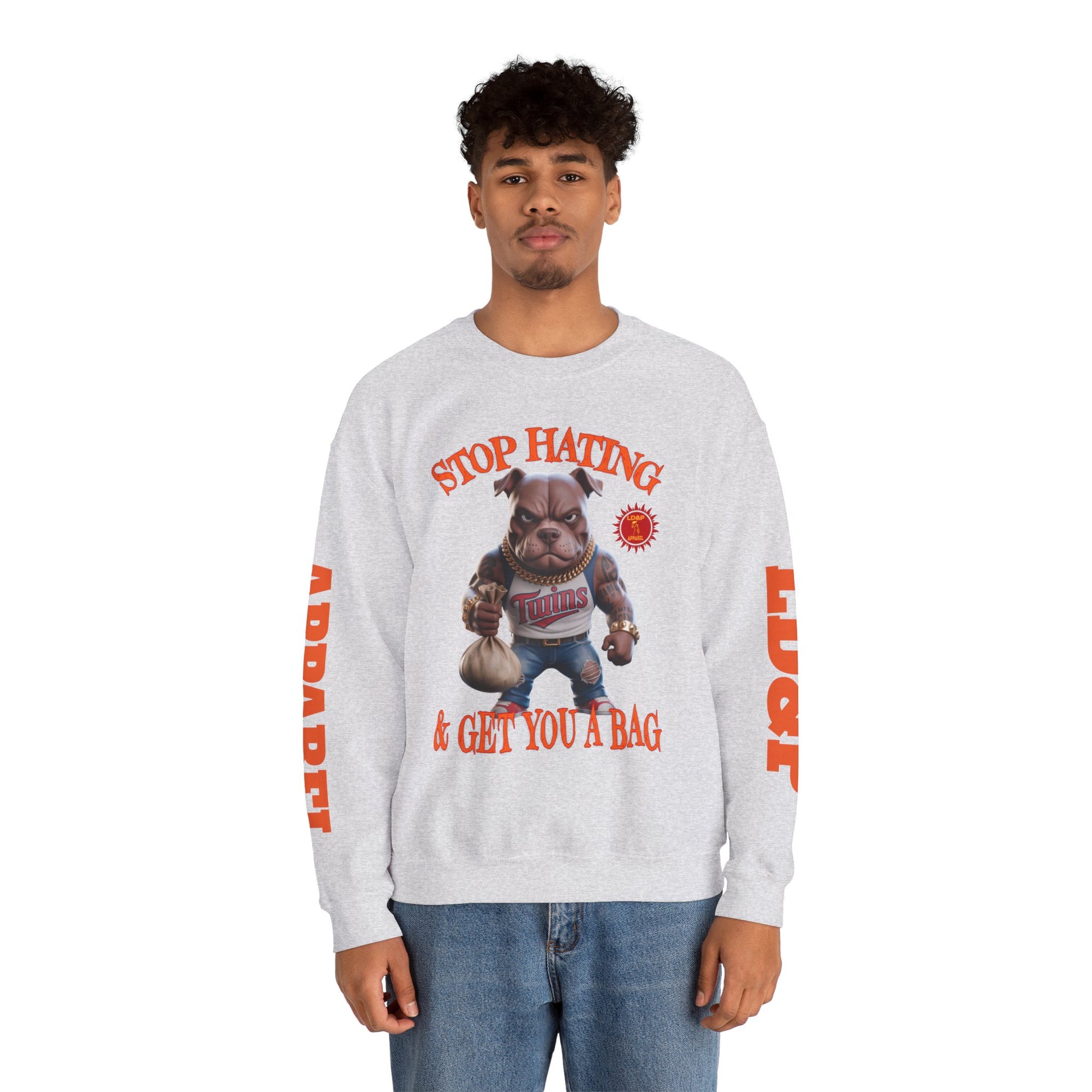 Unisex Sweatshirt Stop Hating LD&P Apparel Design