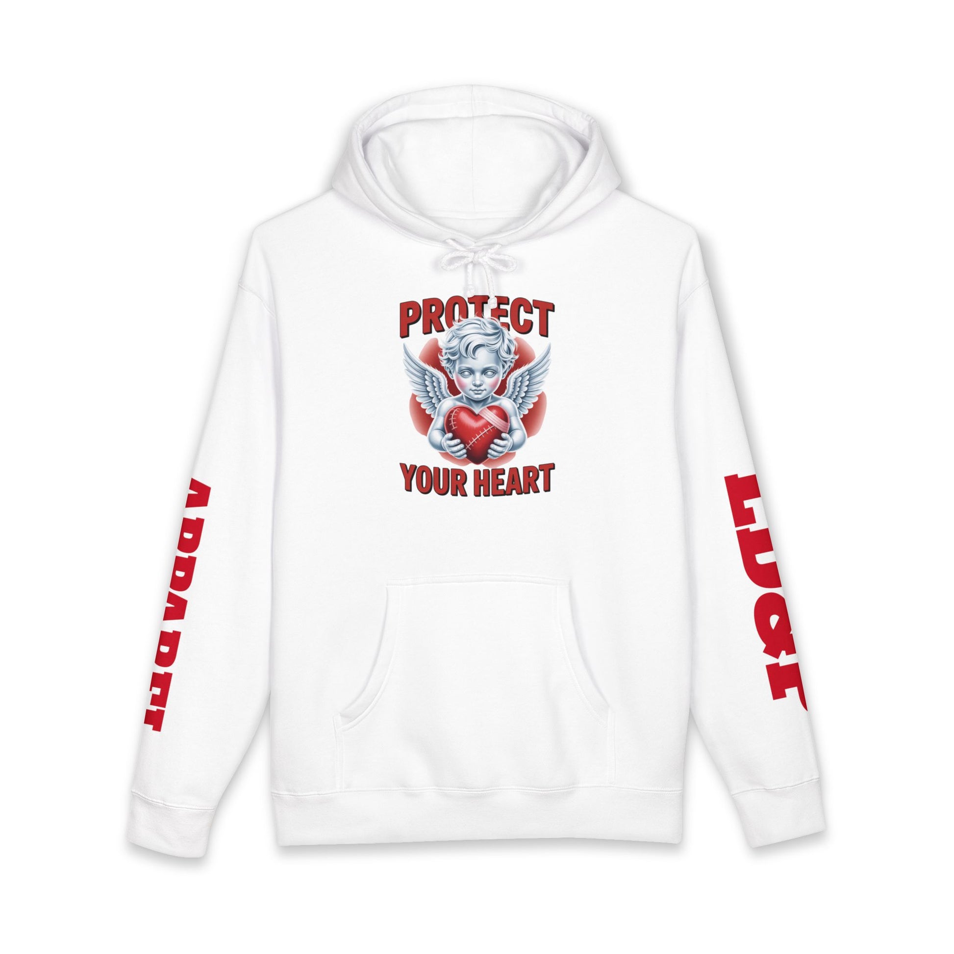 Hooded Sweatshirt - 'protect your heart' Bold Graphic Design