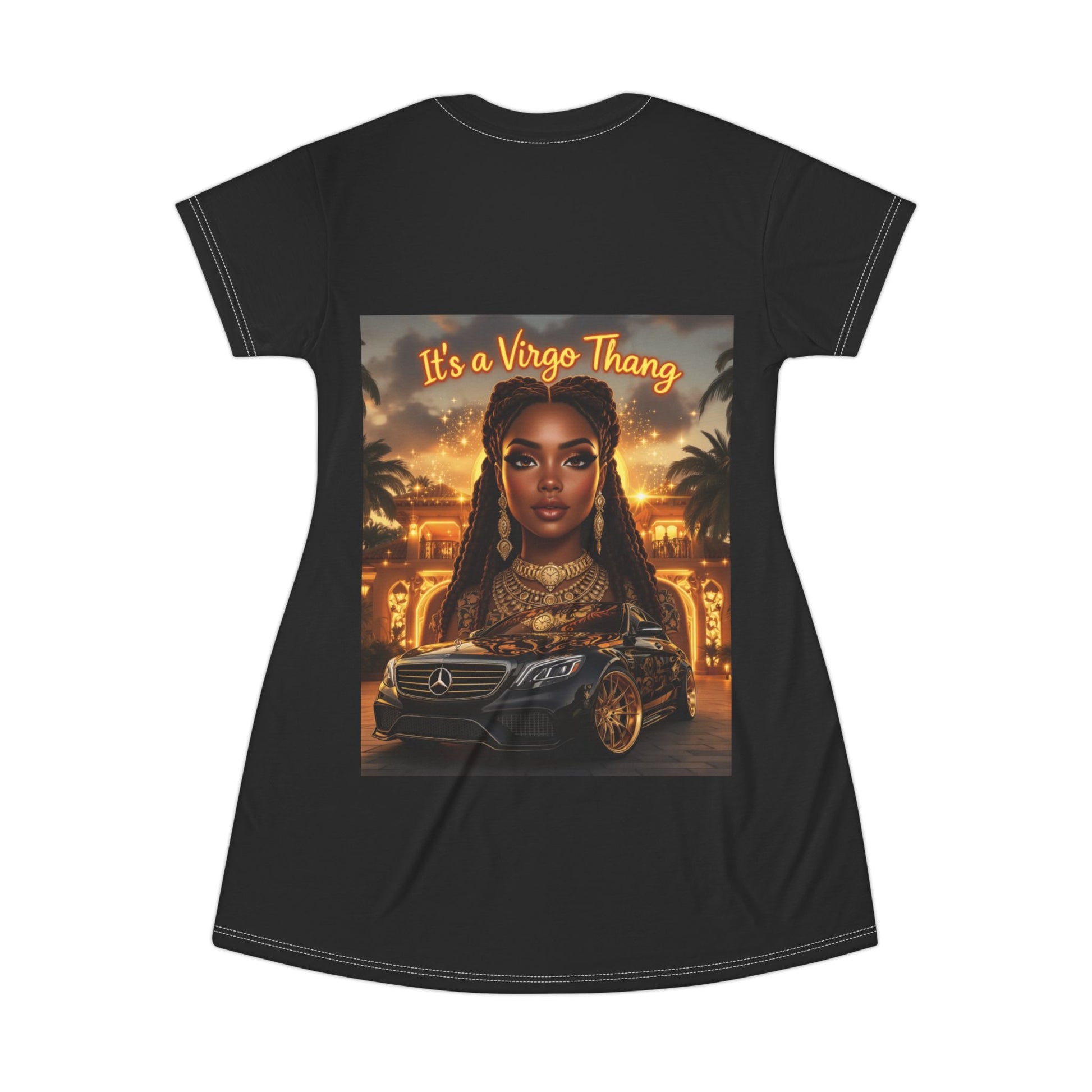 Virgo T-Shirt Dress - Its a Virgo Thang