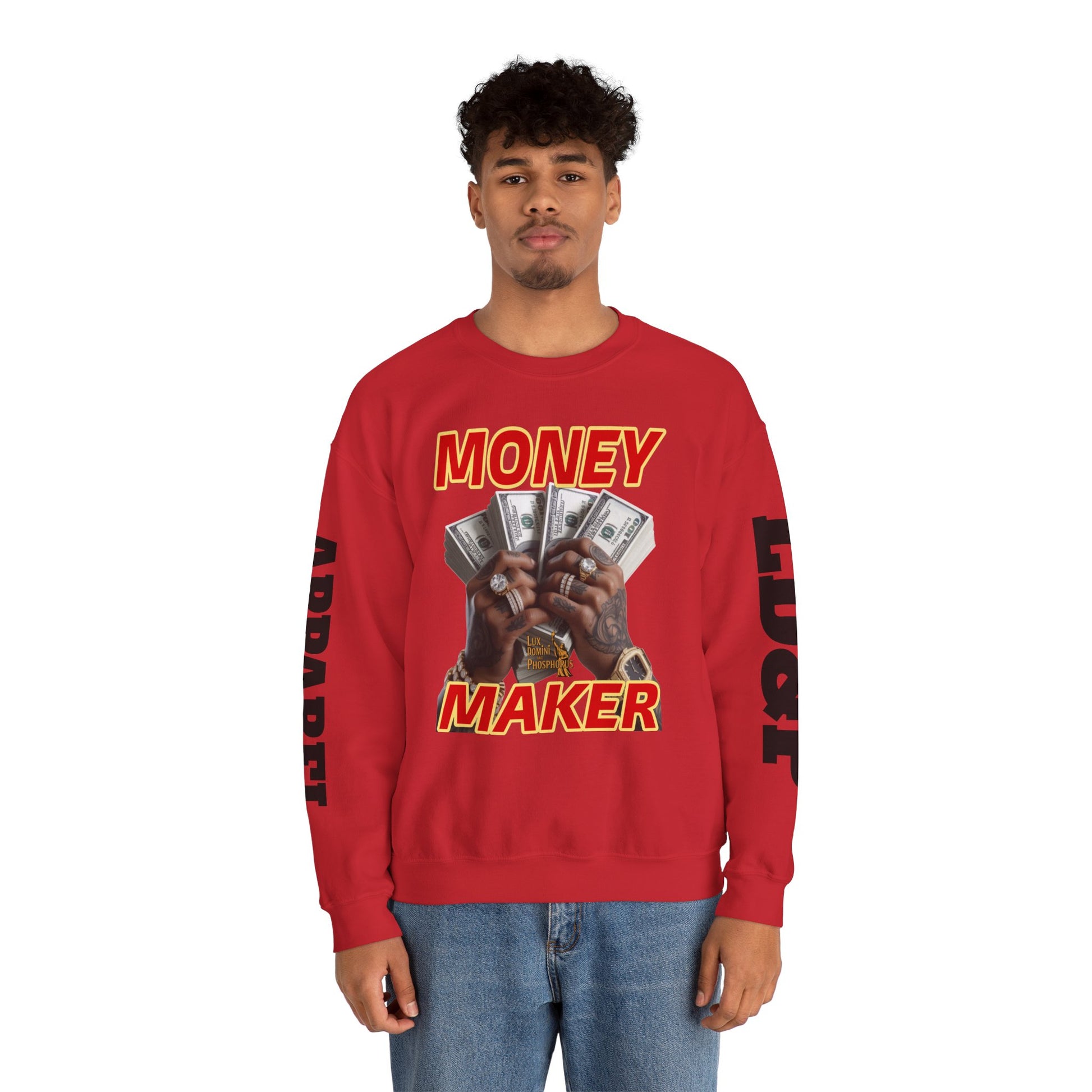Money Maker Unisex Sweatshirt - LD&P APPAREL Design
