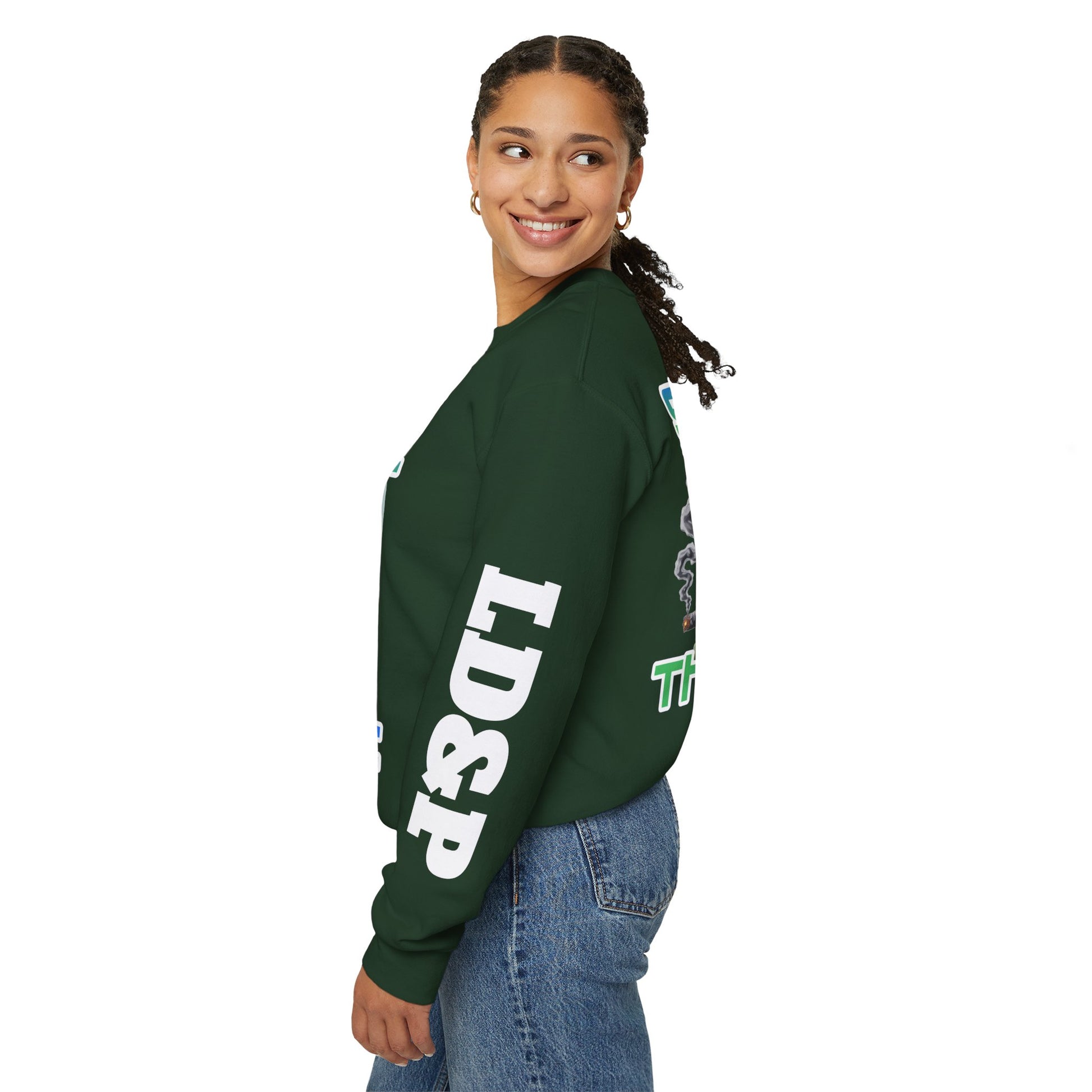 Crewneck Sweatshirt - Smoke That LD&P APPAREL Design