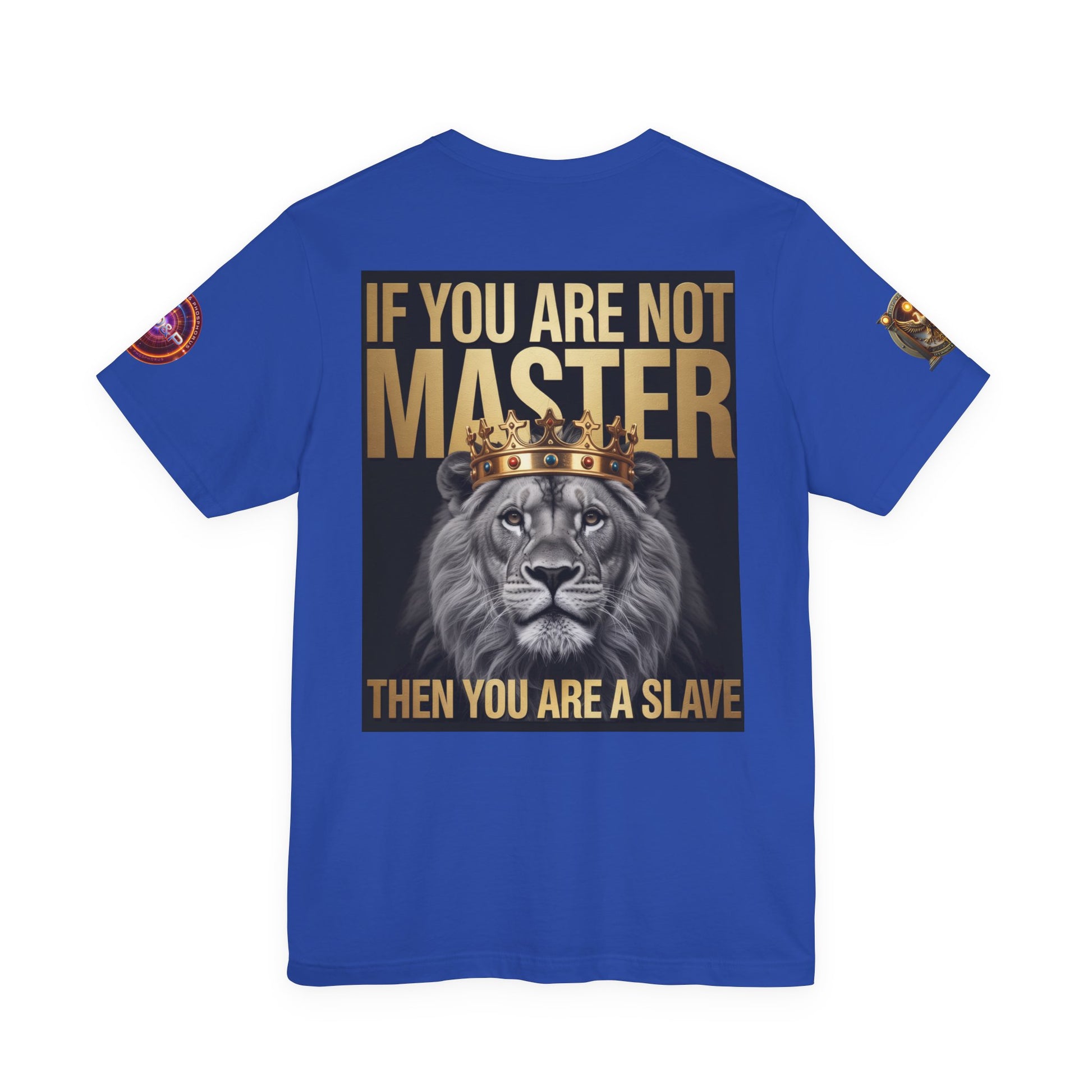 T-Shirt Master or slave LD&amp;P APPAREL Design Unisex Jersey Short Sleeve Tee