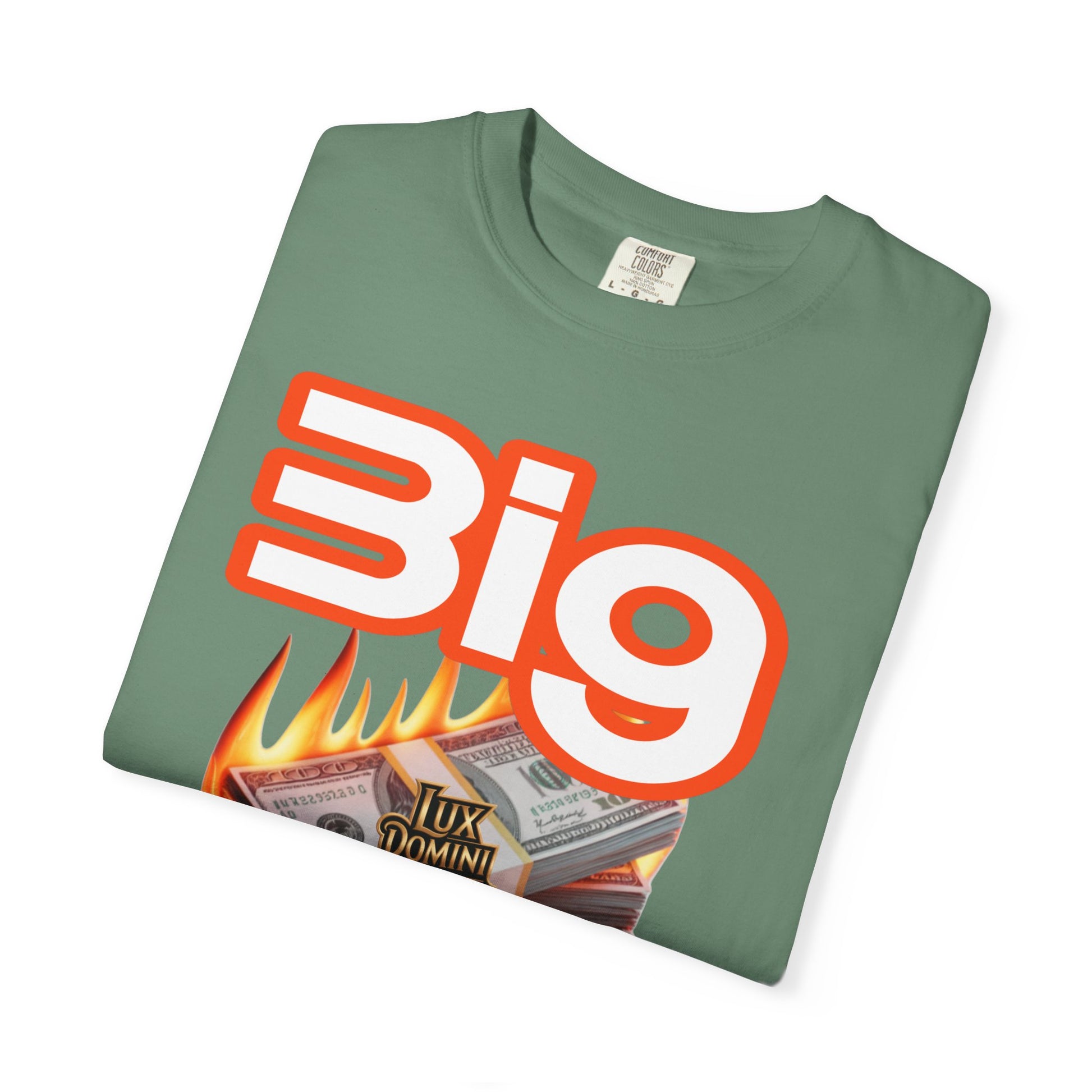 T-Shirt Big Spender Text Unisex Garment-Dyed Tee