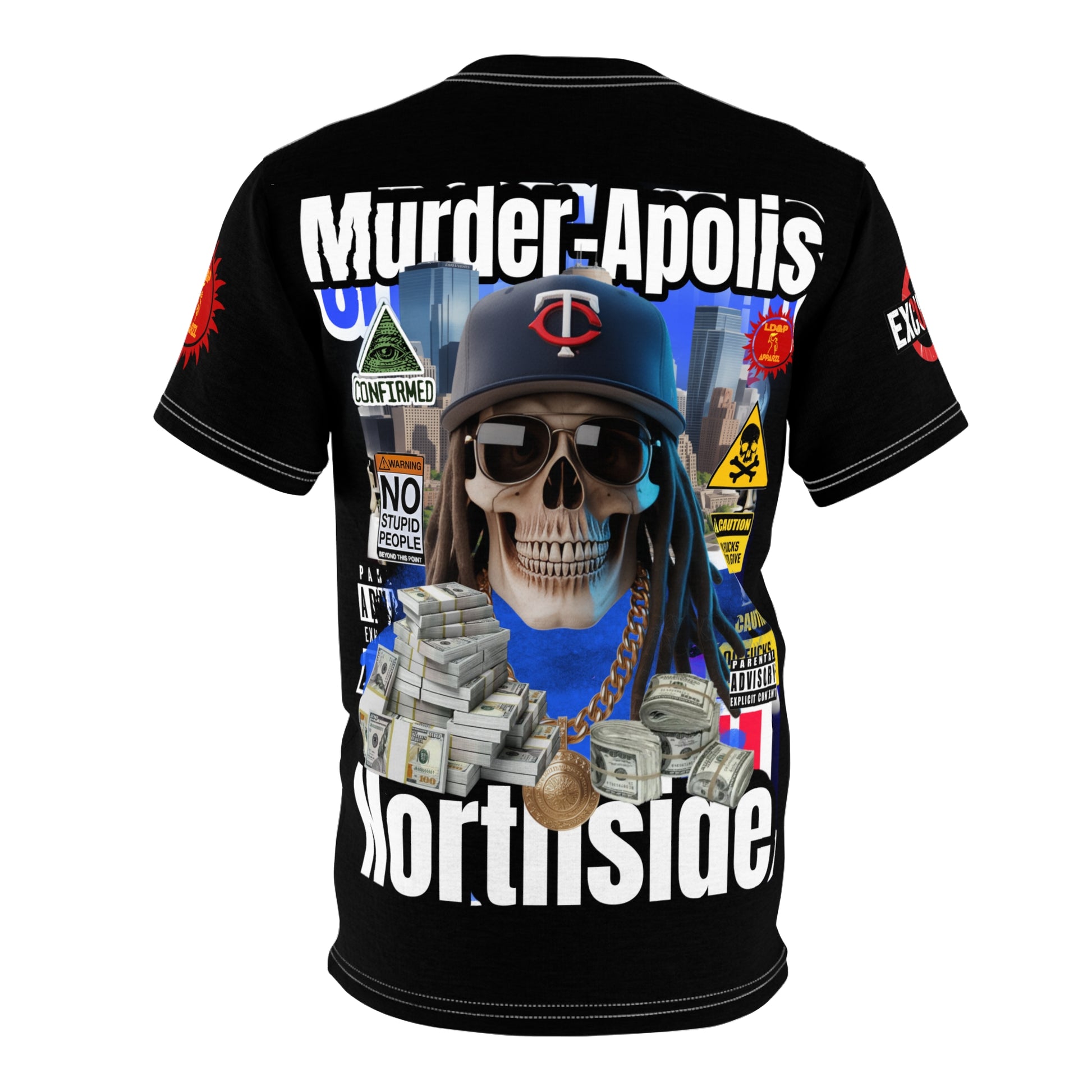 Murder-Apolis Northside LD&P APPAREL GRAPHIC Tee Black