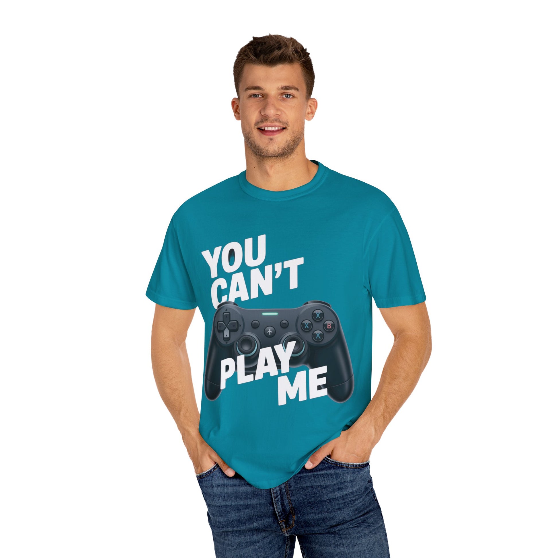 T-Shirt - 'You can't play me' Unisex Garment-Dyed Tee