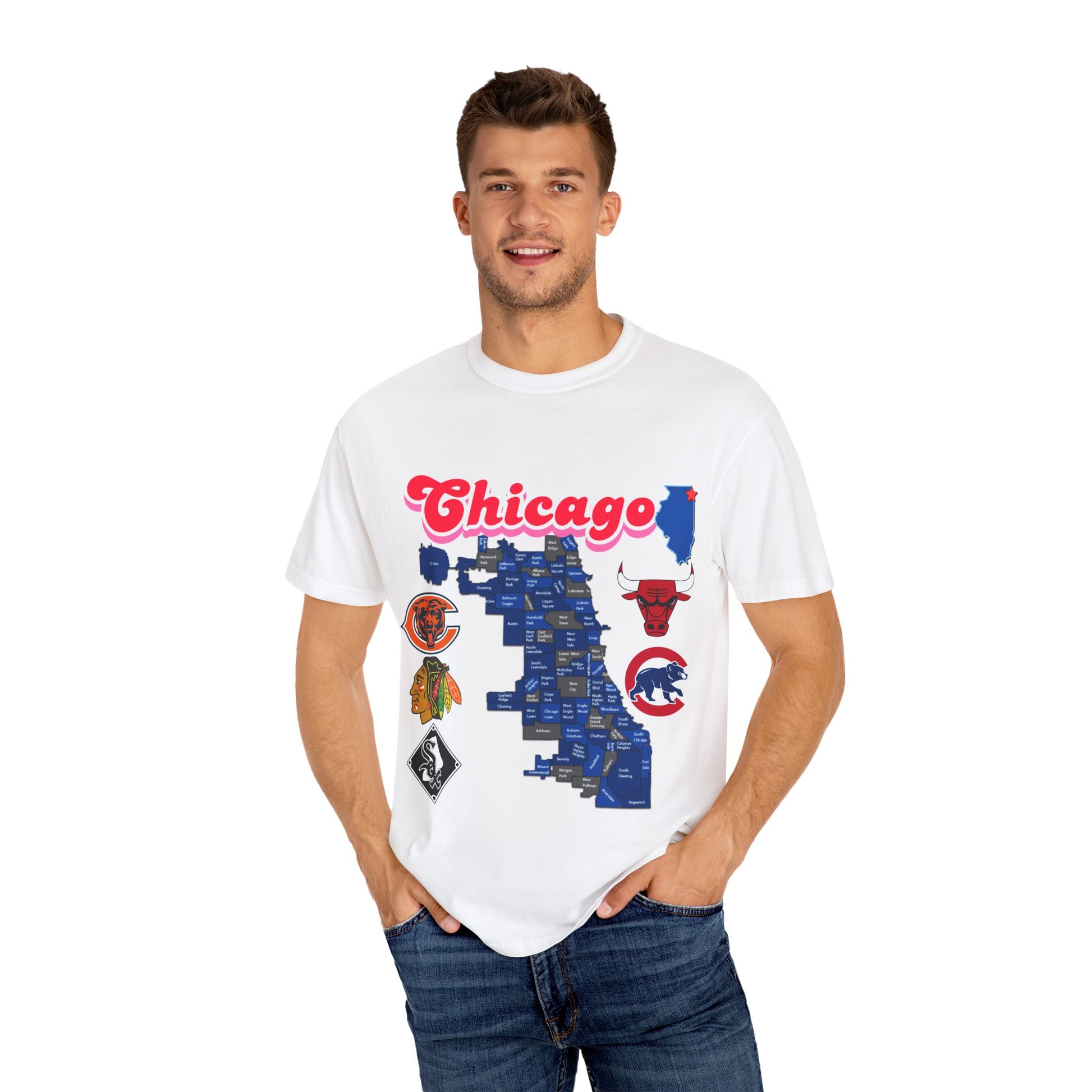 Chicago Unisex T-shirt - Vintage Chicago Design