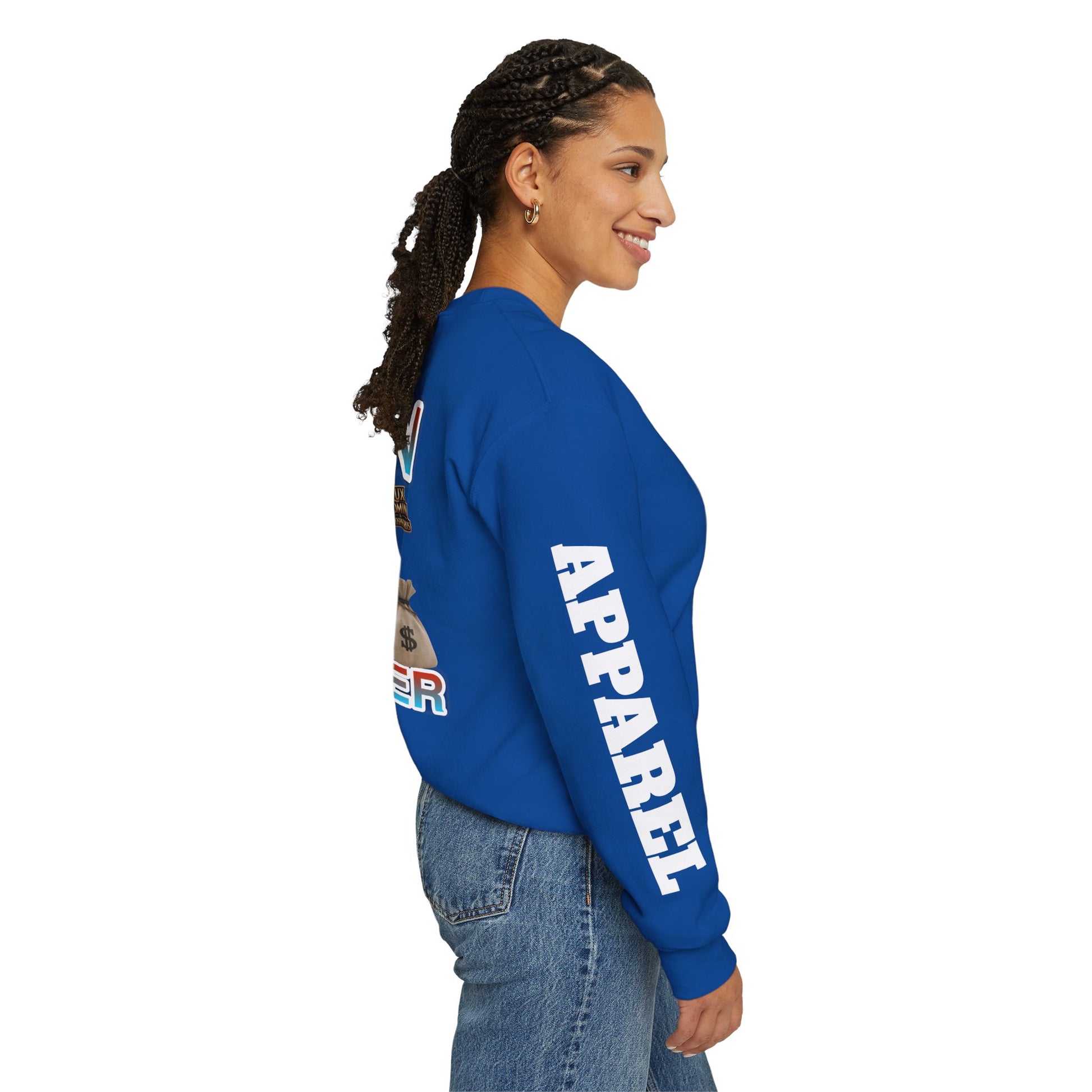 Crewneck Sweatshirt - Born Hustler LD&P Apparel