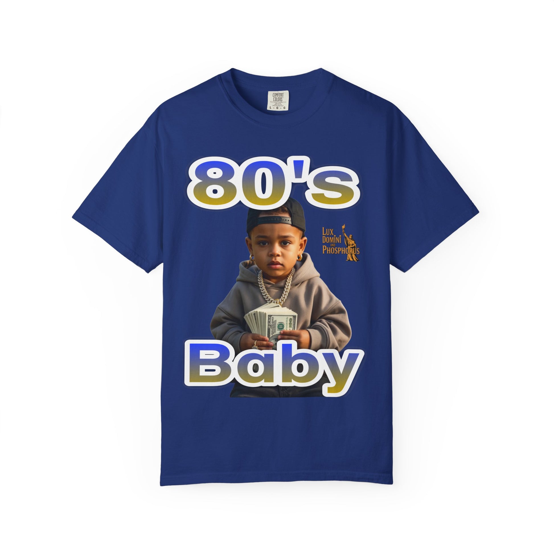 80s Baby Unisex Garment-Dyed T-shirt - LD&P APPAREL